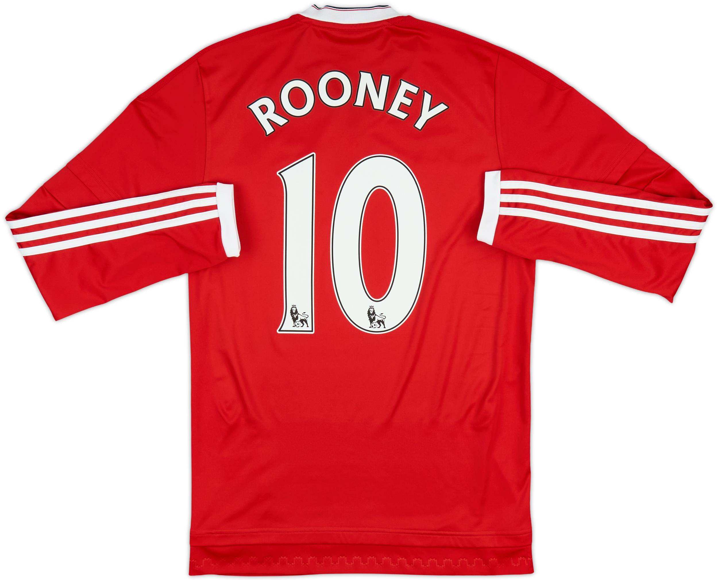 15-16 マンU ルーニー#10 ユニフォーム O 2015-16 Manchester United Home L/S Shirt Rooney #10 - 10/10