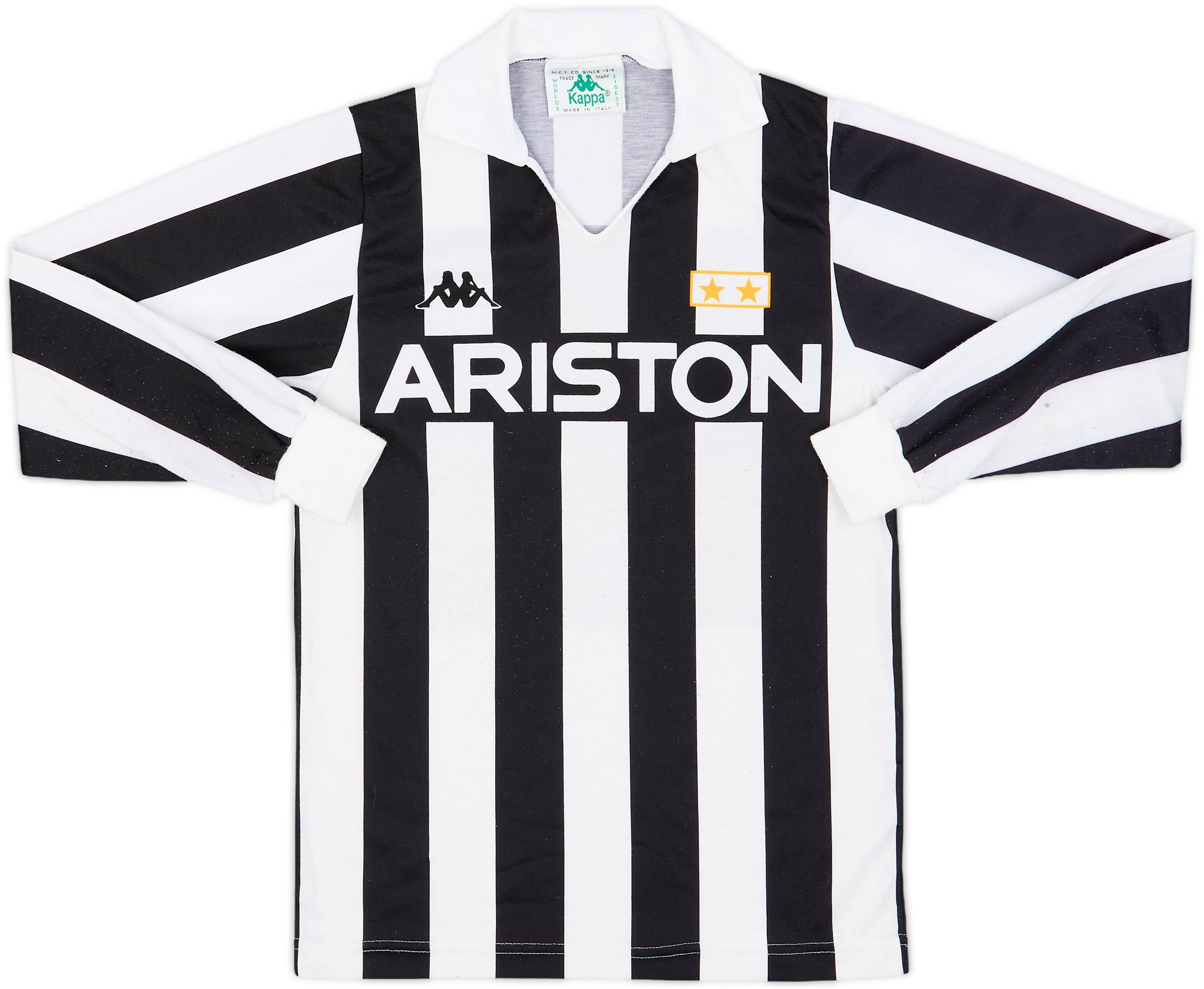 1988-89 Juventus Basic Home L/S Shirt - 6/10 - (S.Boys)