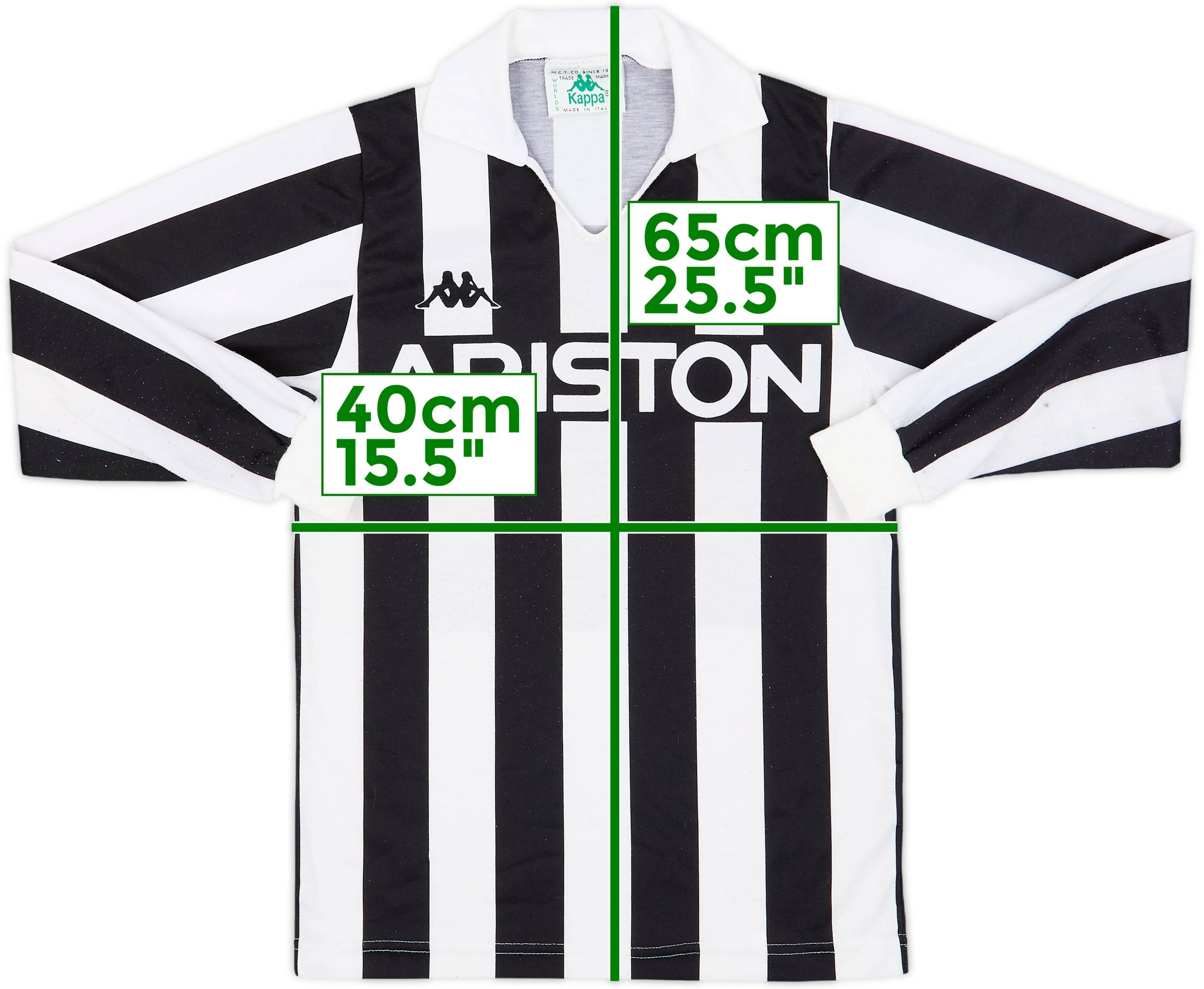Kappa Juventus シャツ Juventus 1996 - 1997 Home football Kappa shirt #8 size