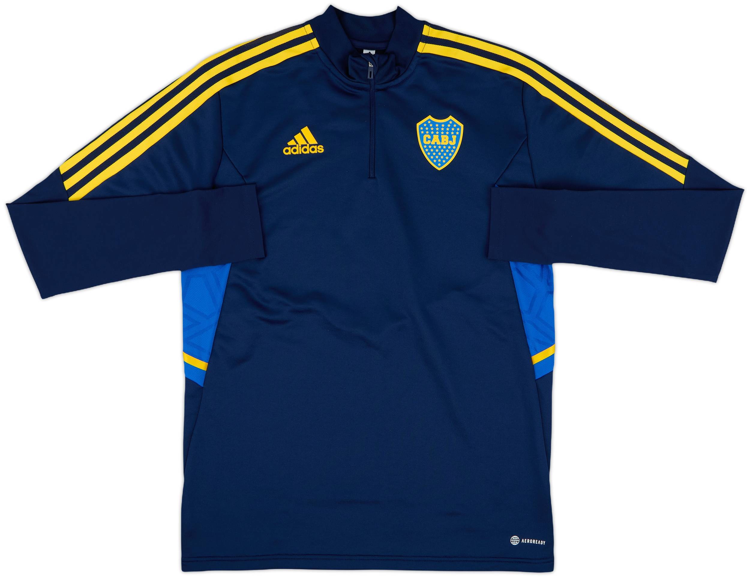 2022 Boca Juniors adidas 1/4 Zip Training Top - 10/10 - (M)