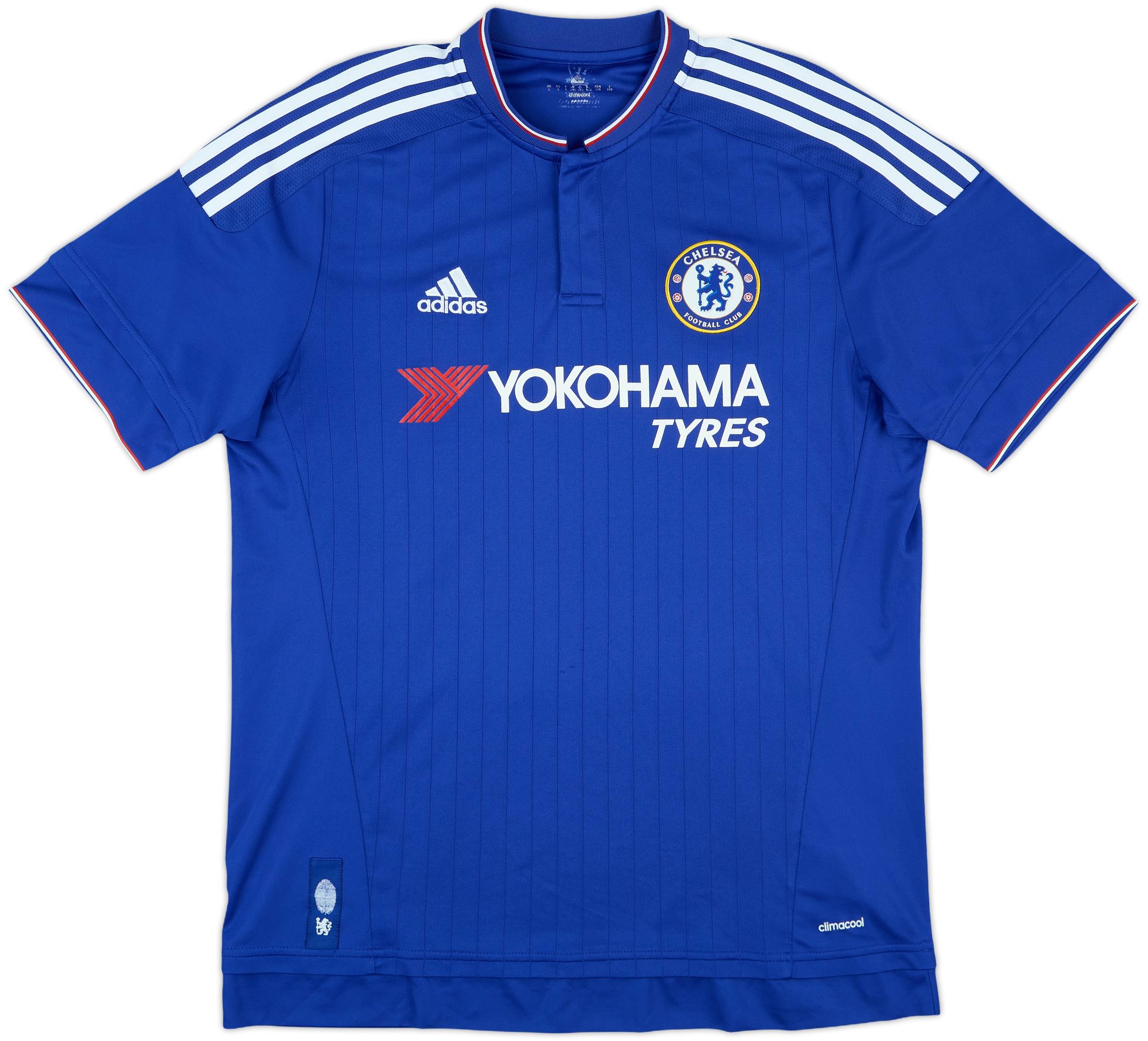 ウェア Hazard15-16Chelsea PremierLeague uniform 2015-16 Chelsea Home Shirt Hazard #10 - 7/10 - (L)