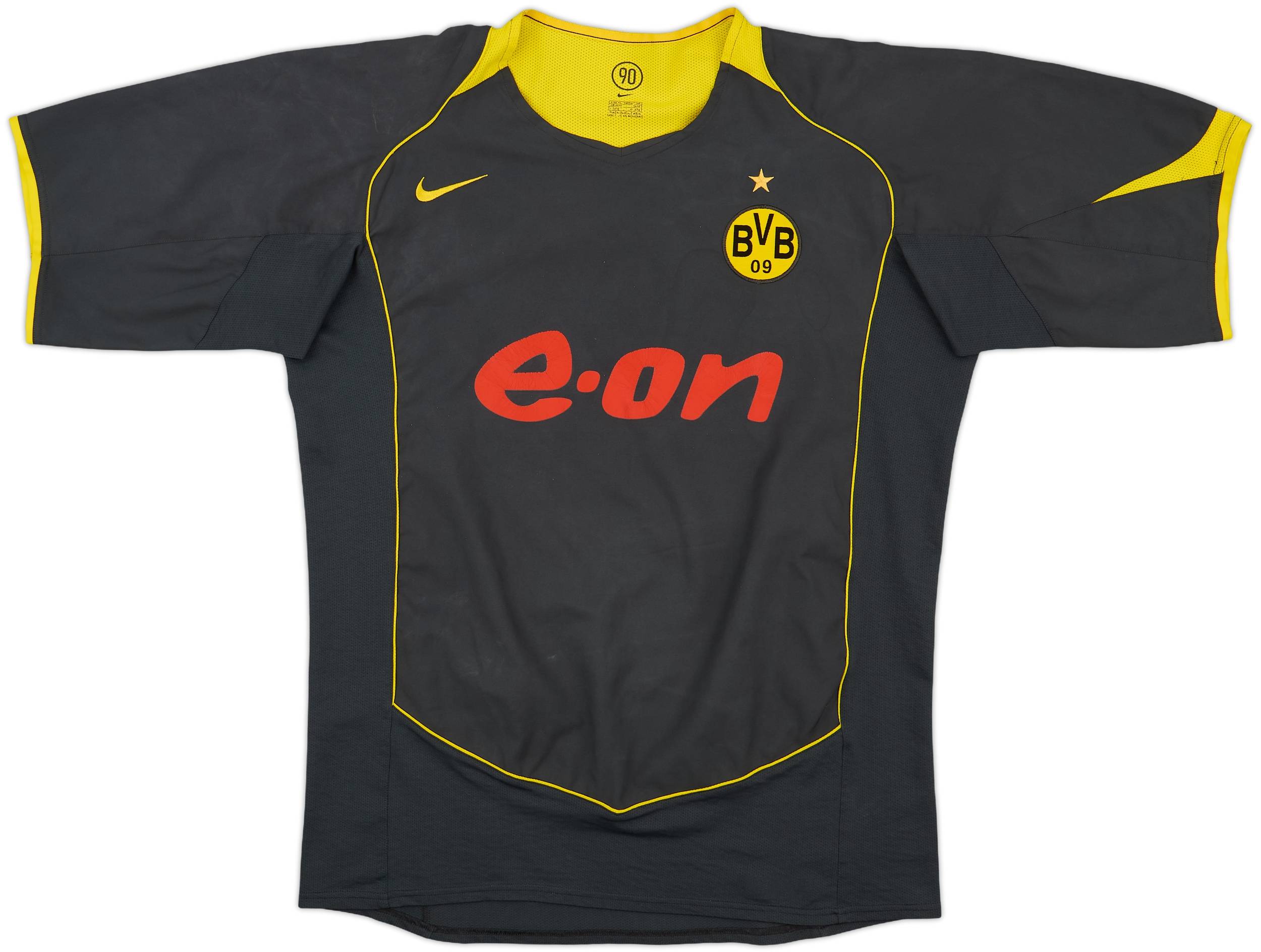 ウェア 04-05 Dortmund Signature Game Shirt 2004-05 Borussia Dortmund Third Shirt - 7/10 - (XL)