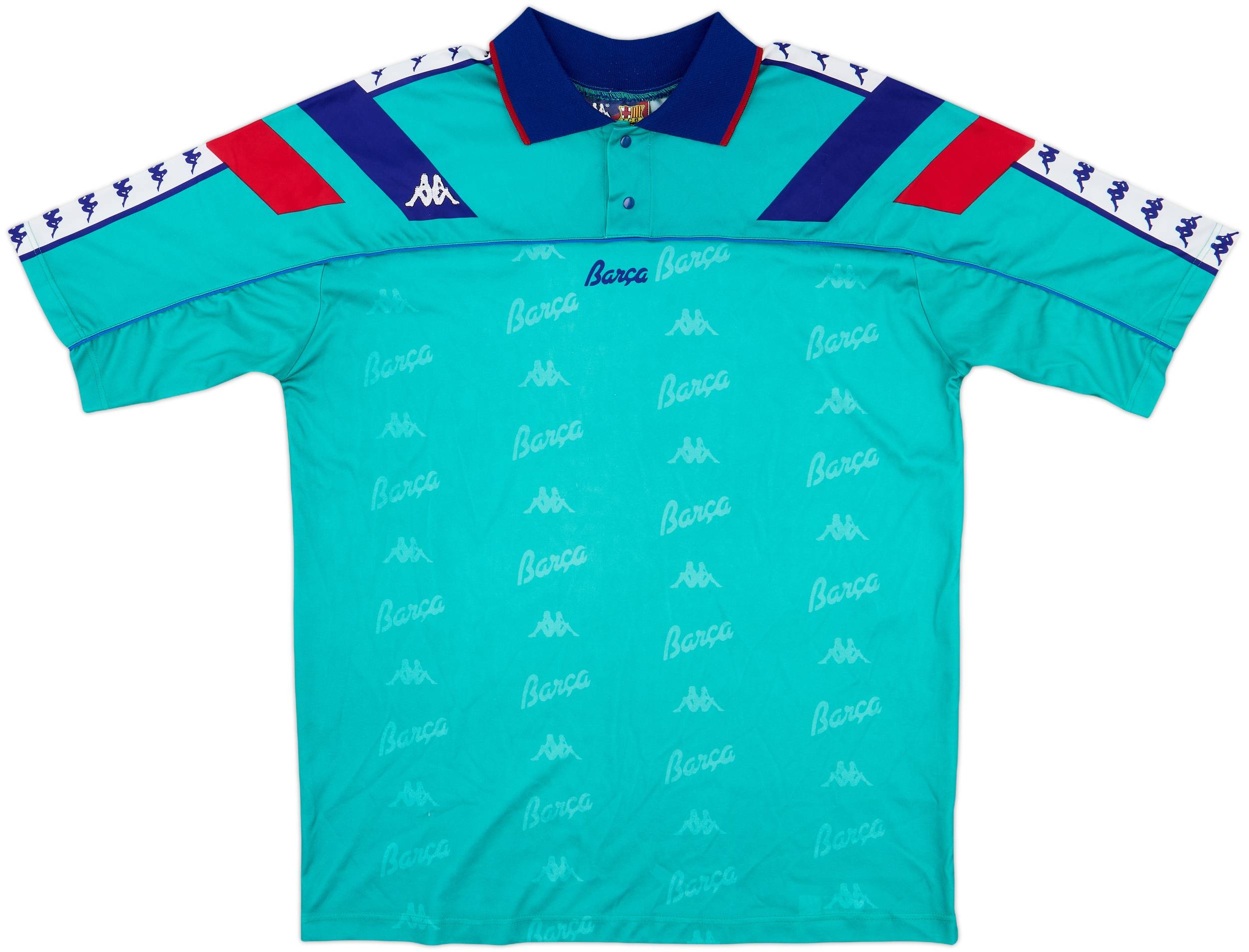Kappa FC Barcelona 長袖シャツ 10番　ロマーリオ Ronaldo Kappa Barcelona Long Sleeve 1996 1997 Soccer Jersey
