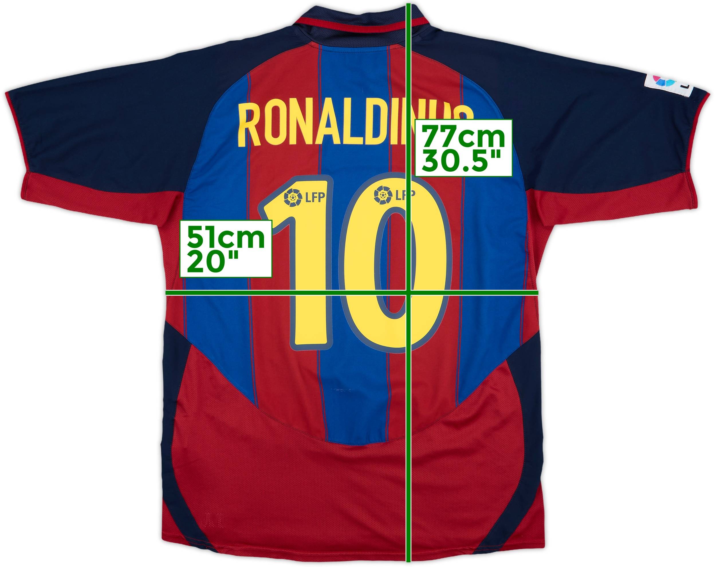 FC Barcelona Ronaldinho 10 シャツ RONALDINHO #10 MEN'S FC BARCELONA 2006/2007 SOCCER FOOTBALL