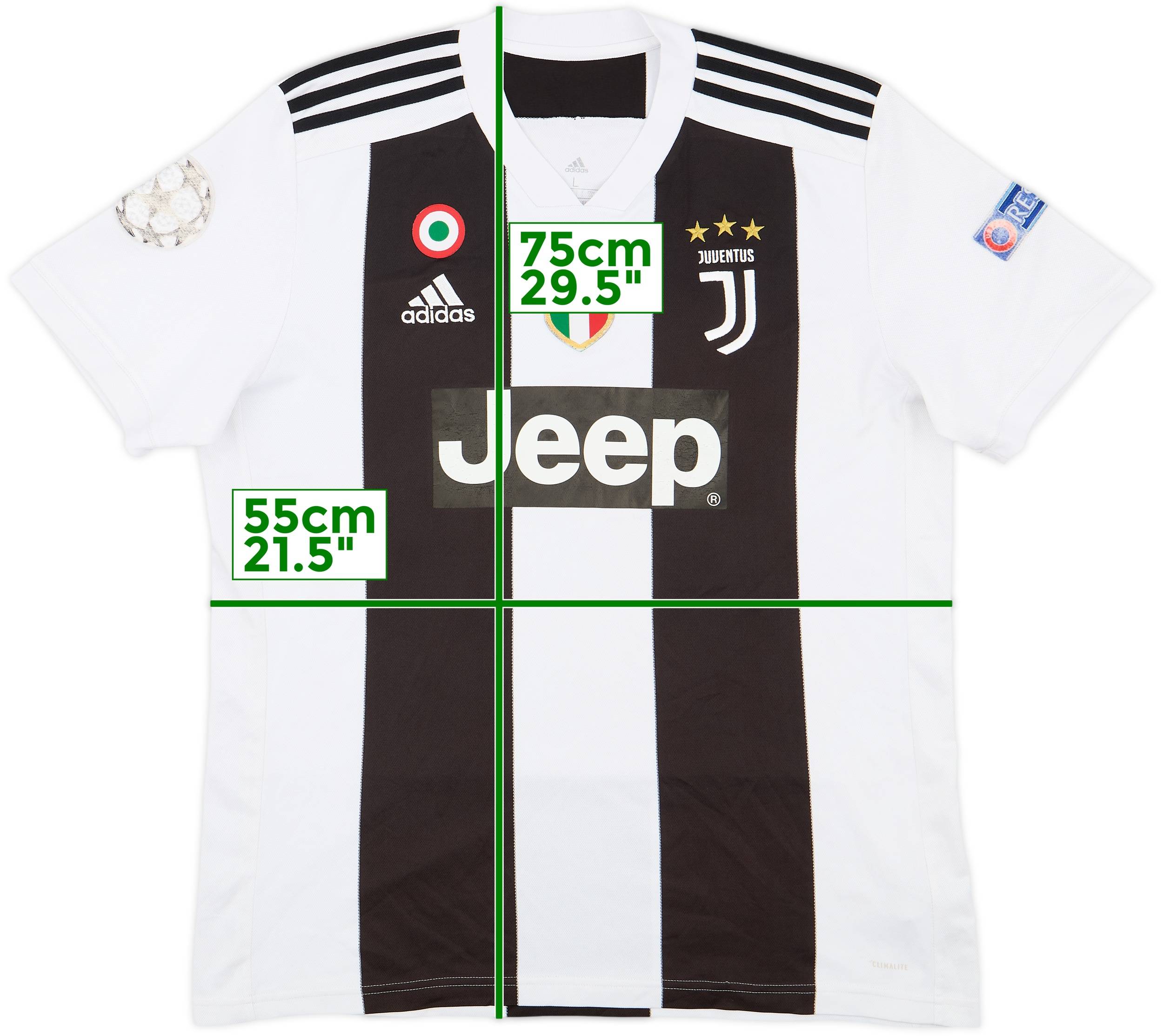 2018-19 Juventus Home Shirt 4/10 (L) - Main Image