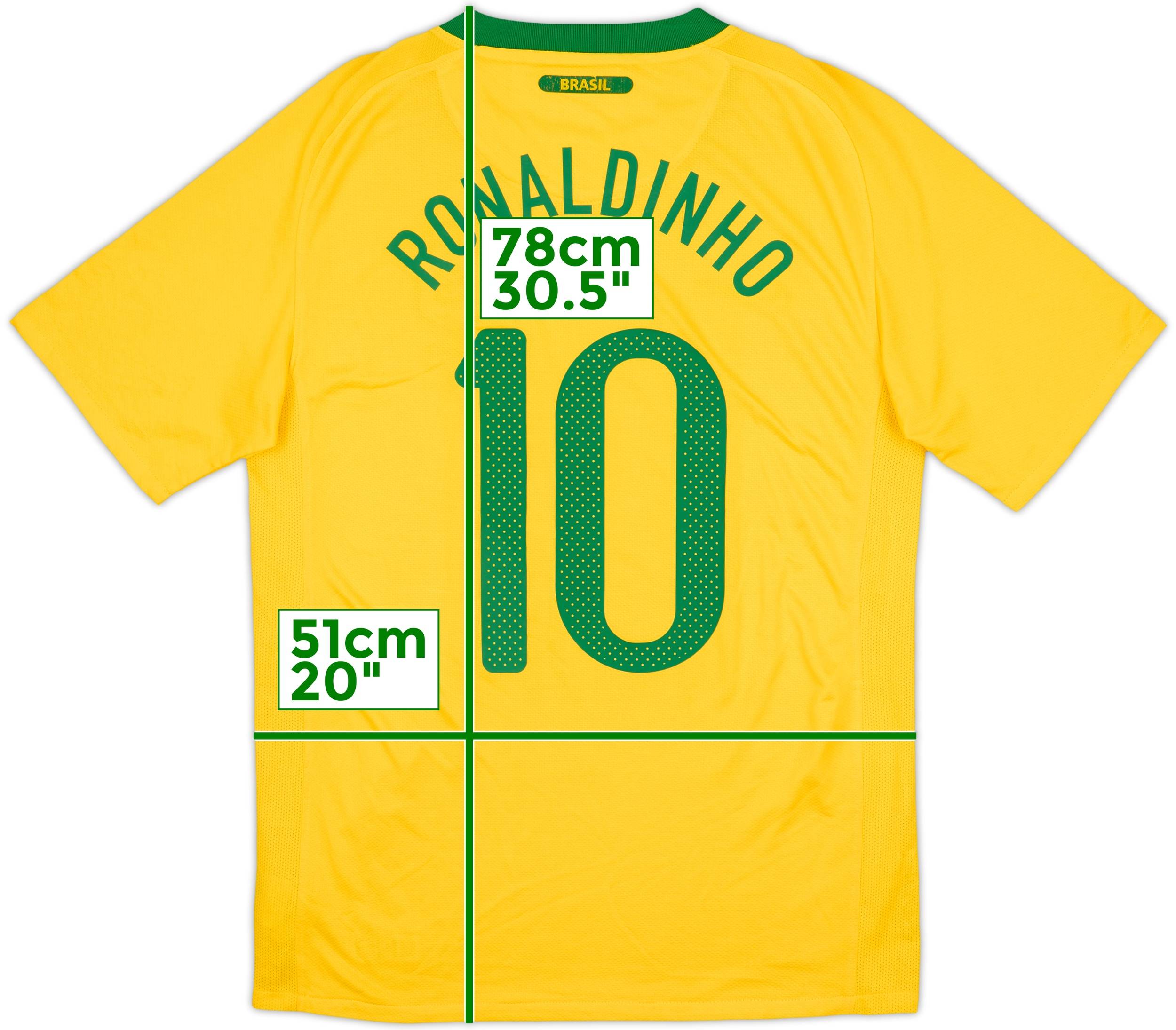 Nike ブラジル RONALDINHO 11番 シャツ Nike ブラジル RONALDINHO 11番