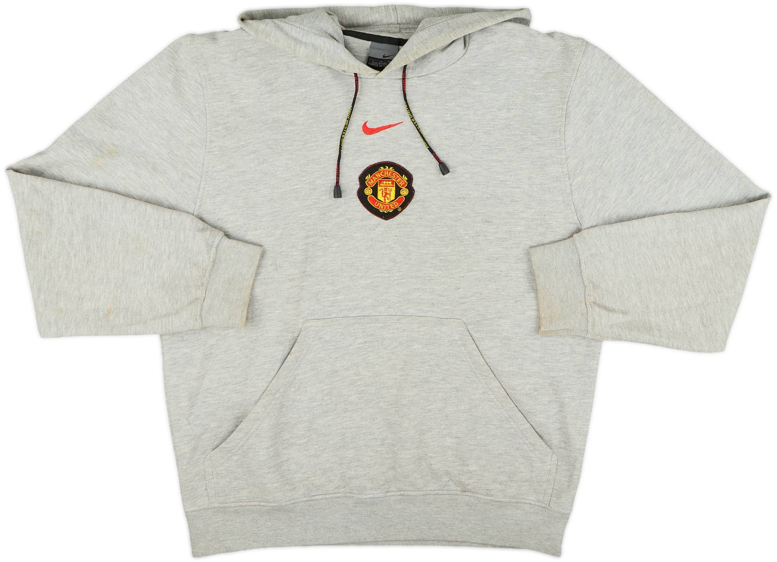 2002-03 Manchester United Nike Hooded Sweat Top - 6/10 - (M)