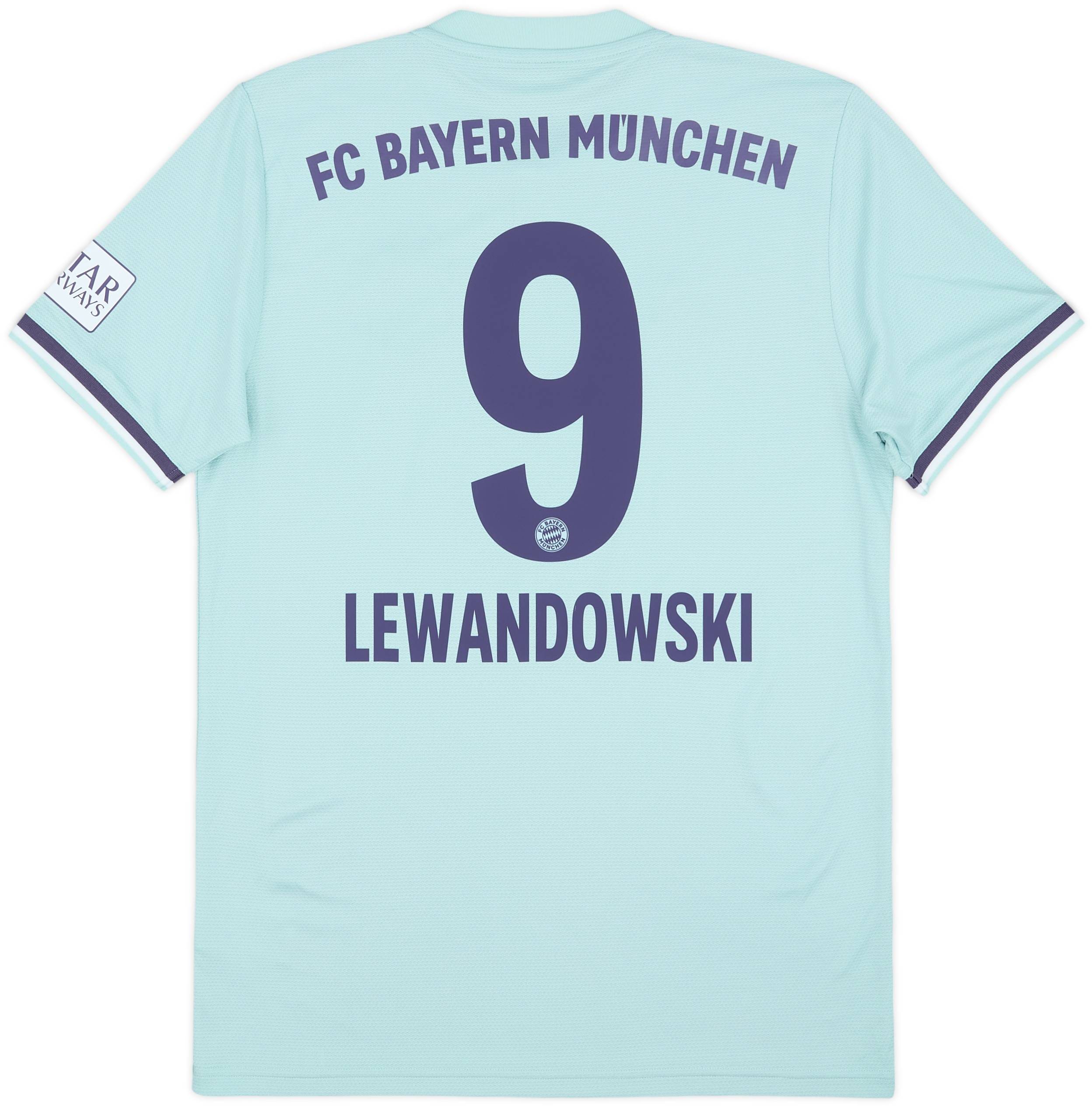 ウェア FC Bayern Munich LEWANDOWSKI 9 2017-18 Bayern Munich Home Shirt Lewandowski #9 - 4/10 - (XL)