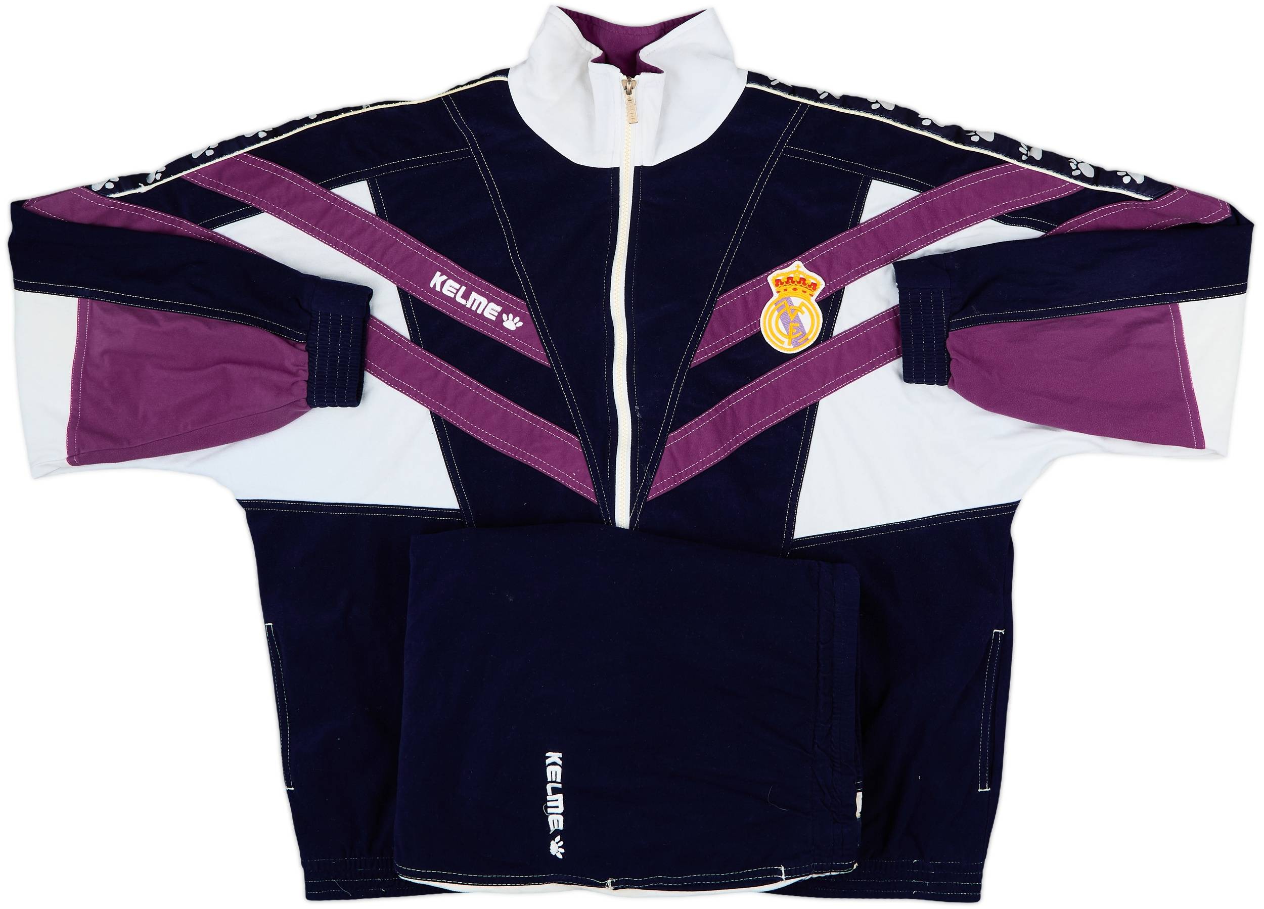 1997/98 REAL MADRID レアル・マドリード KELME ケルメ 1997-98 Real Madrid Kelme Tracksuit - 9/10 - (XL)
