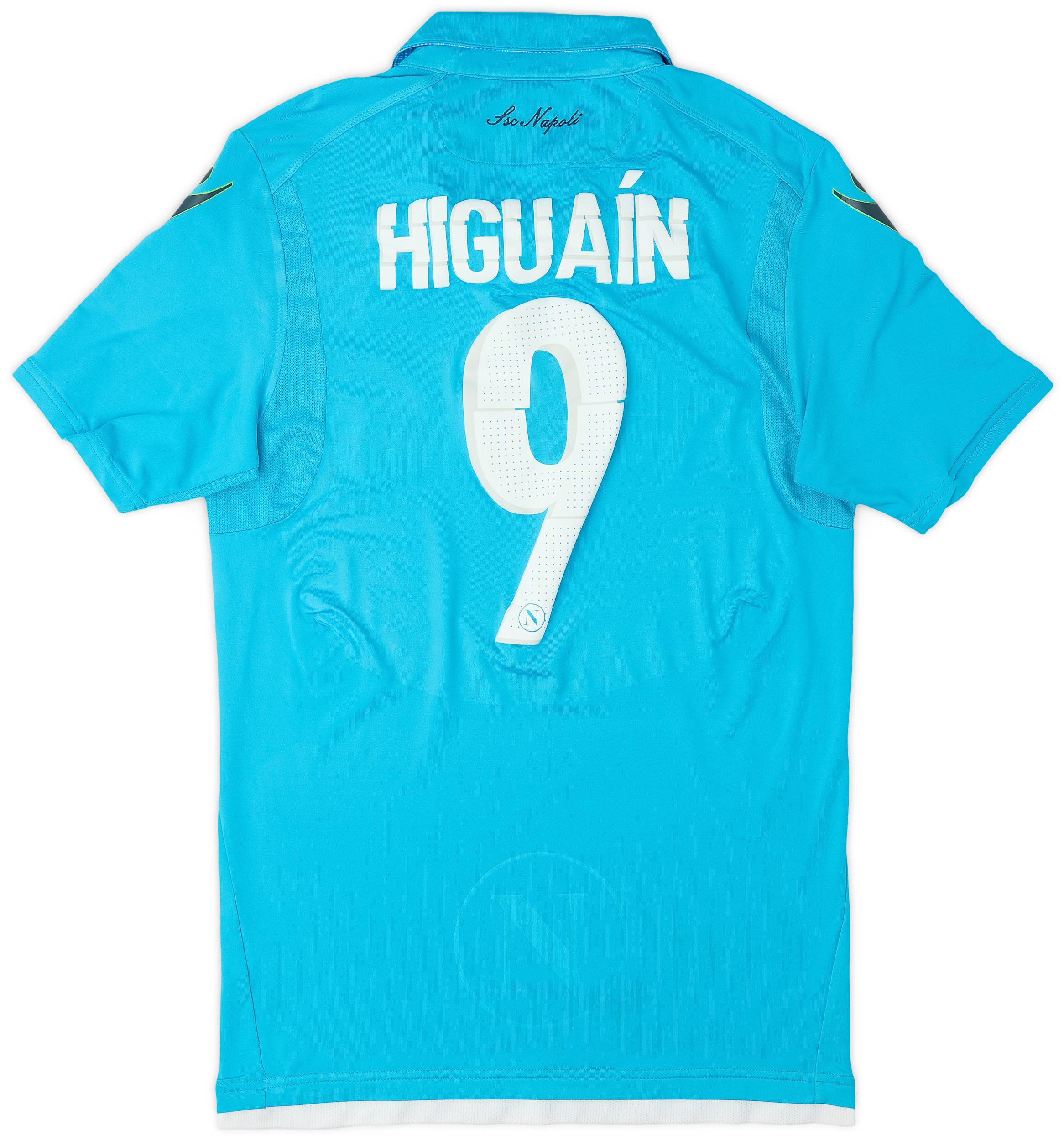 2014-15 Napoli Home Shirt Higuain #9 - 7/10 - (L)