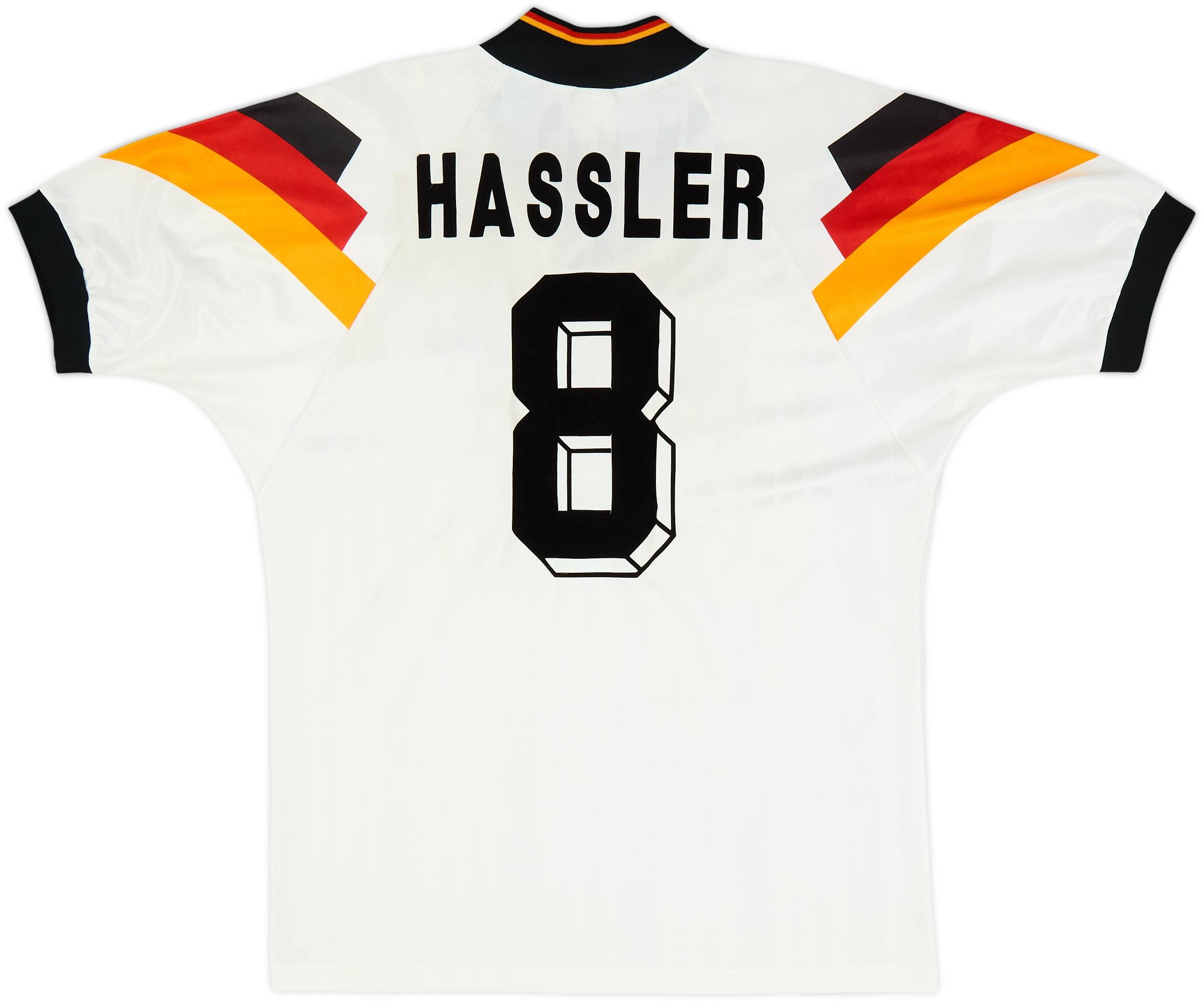 1992-94 Germany Home Shirt Hassler #8 - 6/10 - (L/XL)