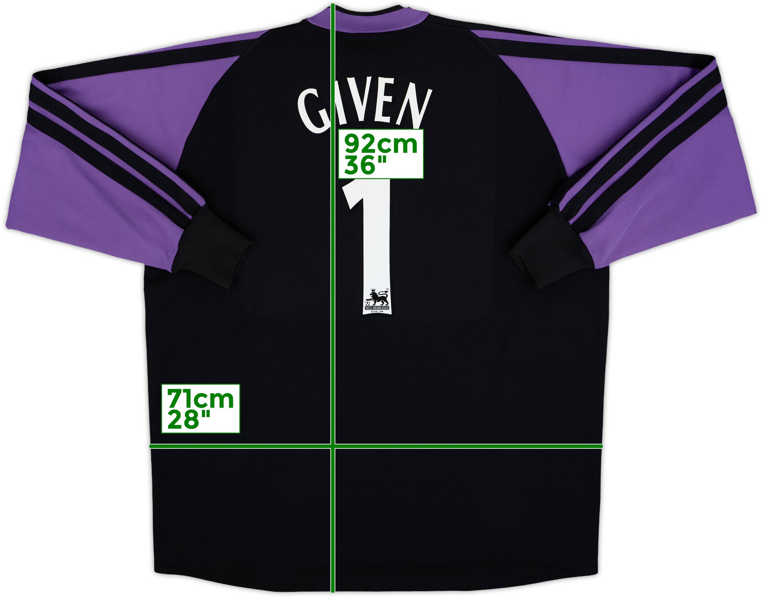 2001-02 Newcastle GK Shirt Given #1 - 10/10 - (XXL)