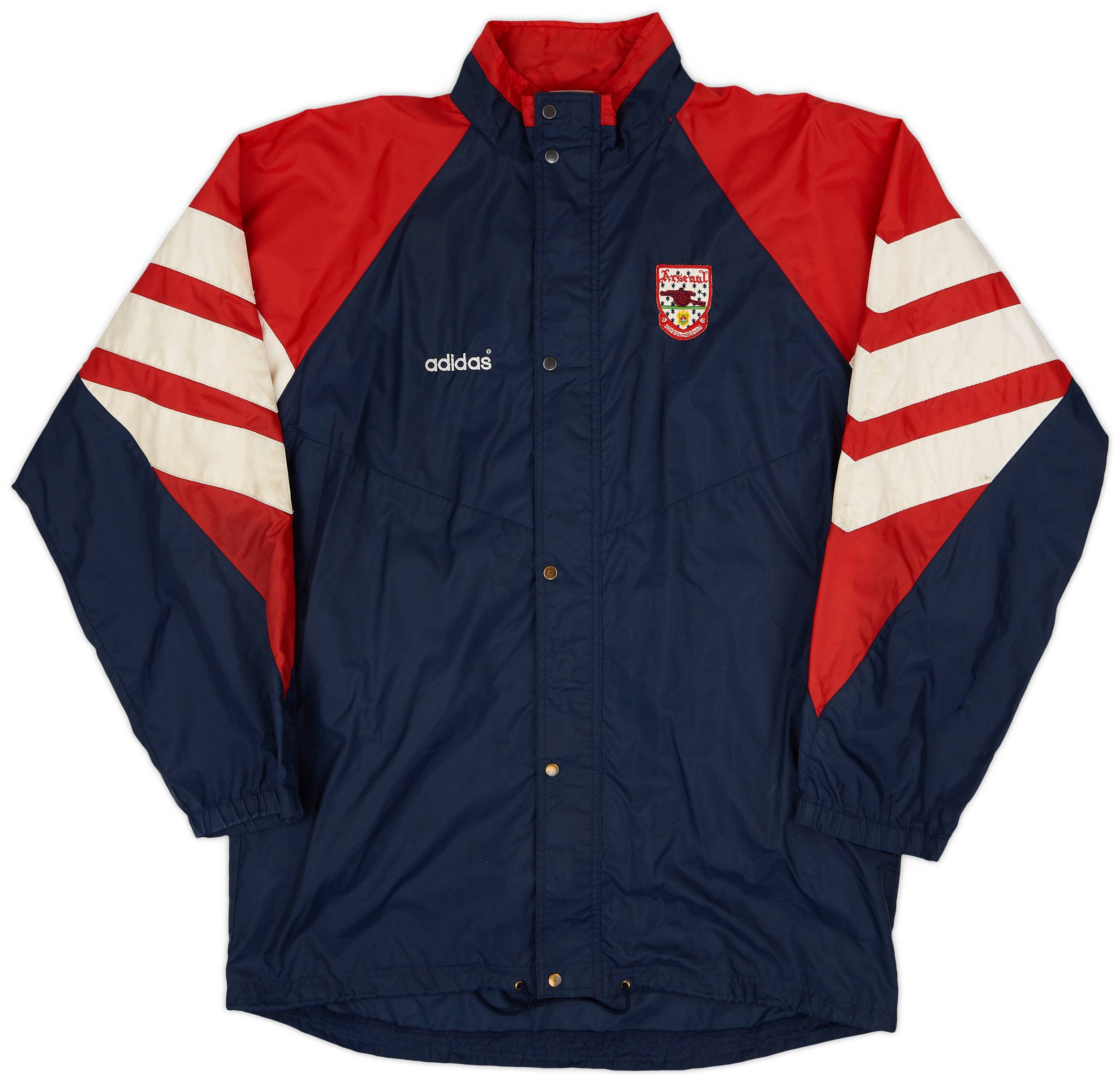 1990-92 Arsenal adidas Bench Coat - 8/10 - (M/L)