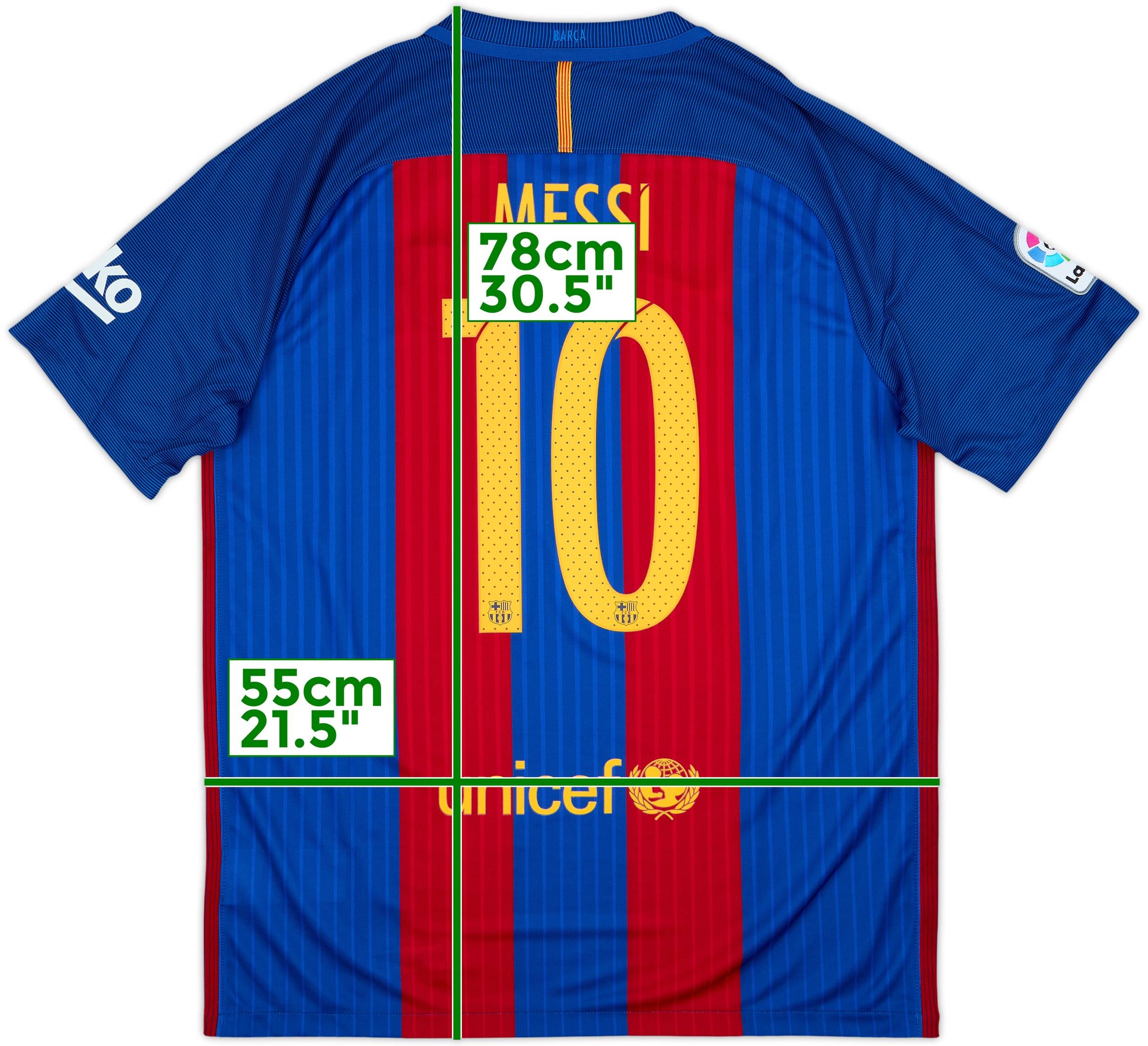 2016-17 Barcelona Home Shirt Messi #10 (L)