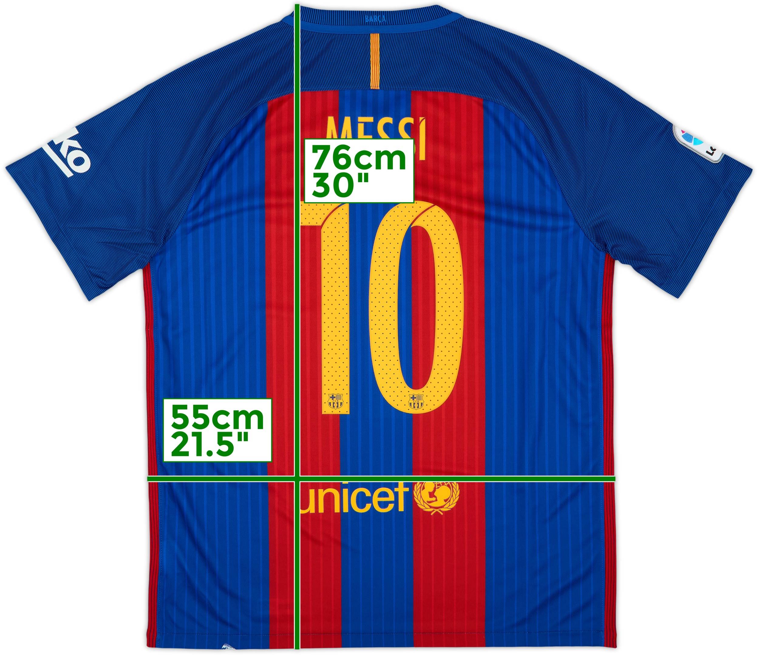 2016-17 Barcelona Home Shirt Messi #10 (L)
