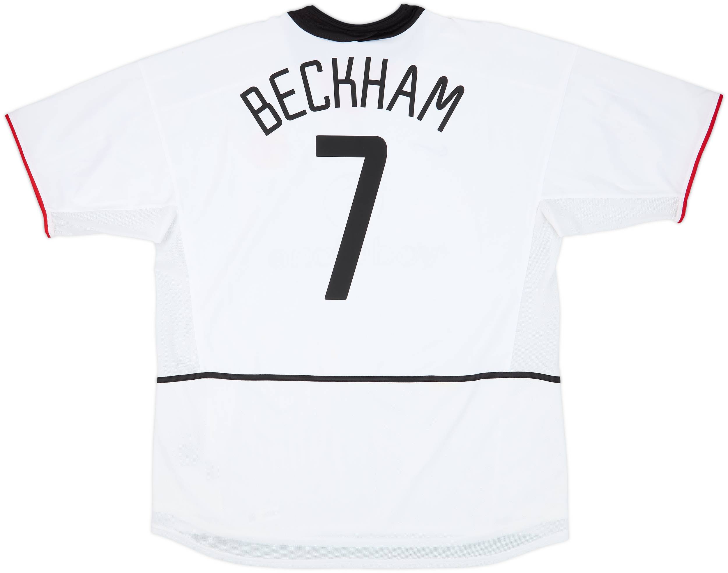 2002-03 Manchester United Away Shirt Beckham #7 (XXL)