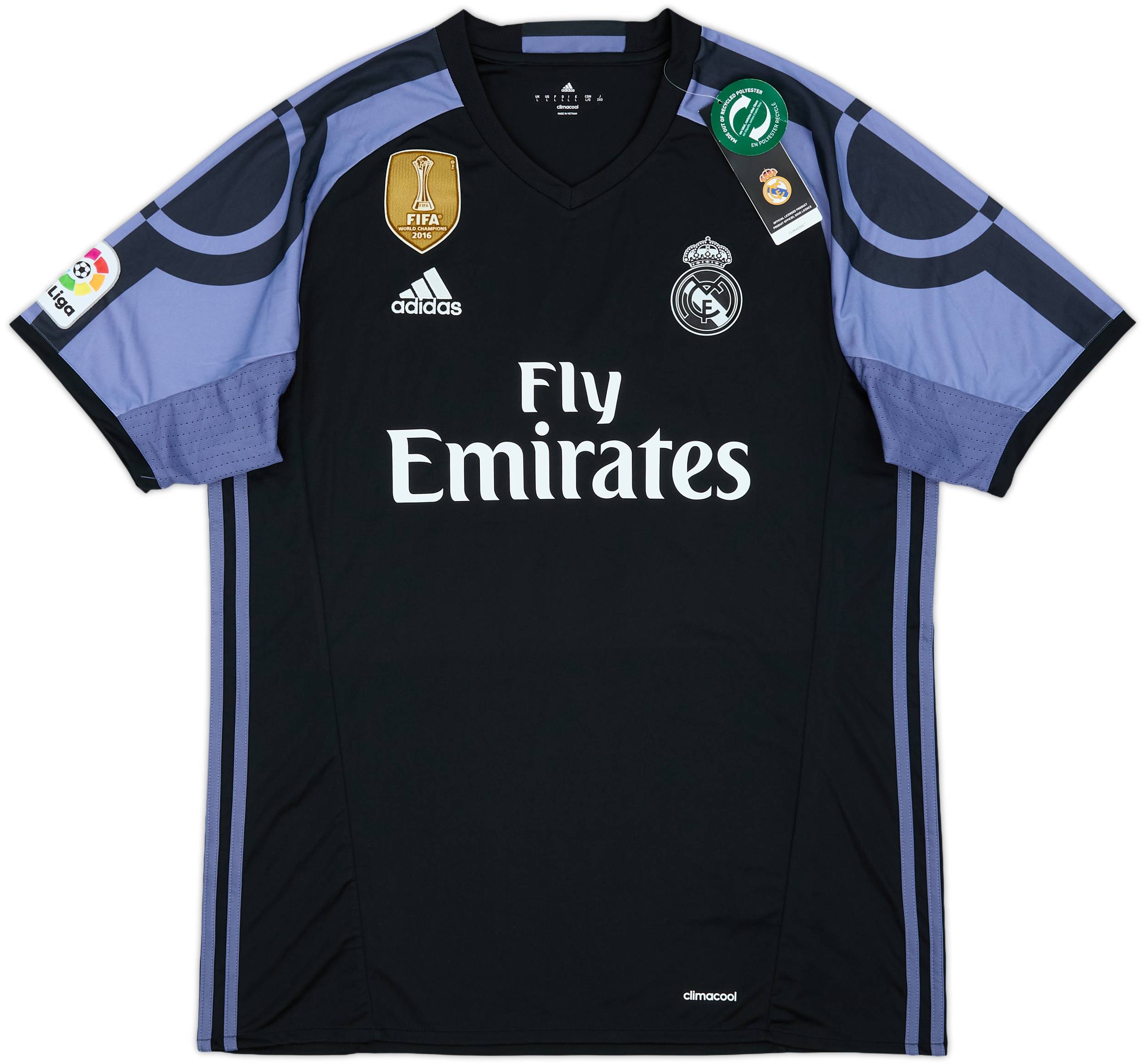 2016-17 Real Madrid Third Shirt Champions #12 (L)