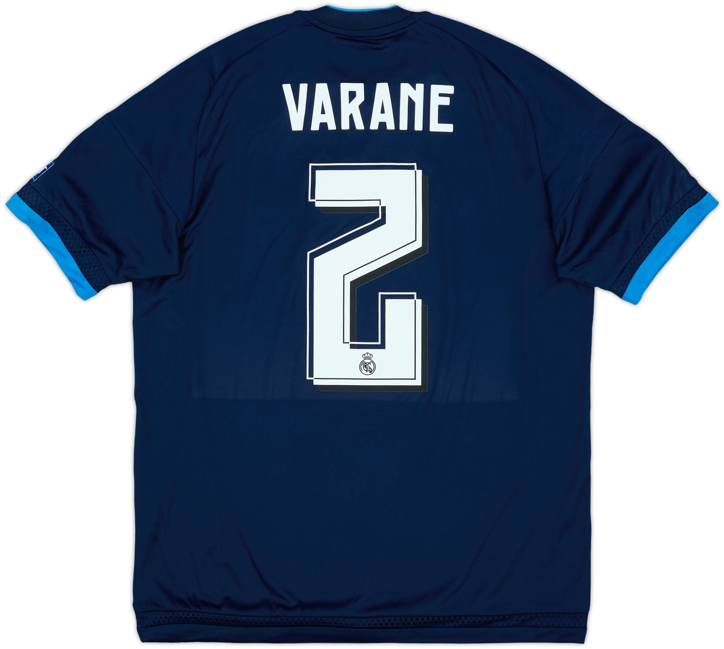 Varane Shirt Number Varane Jersey Number 2015-16 Real Madrid Third