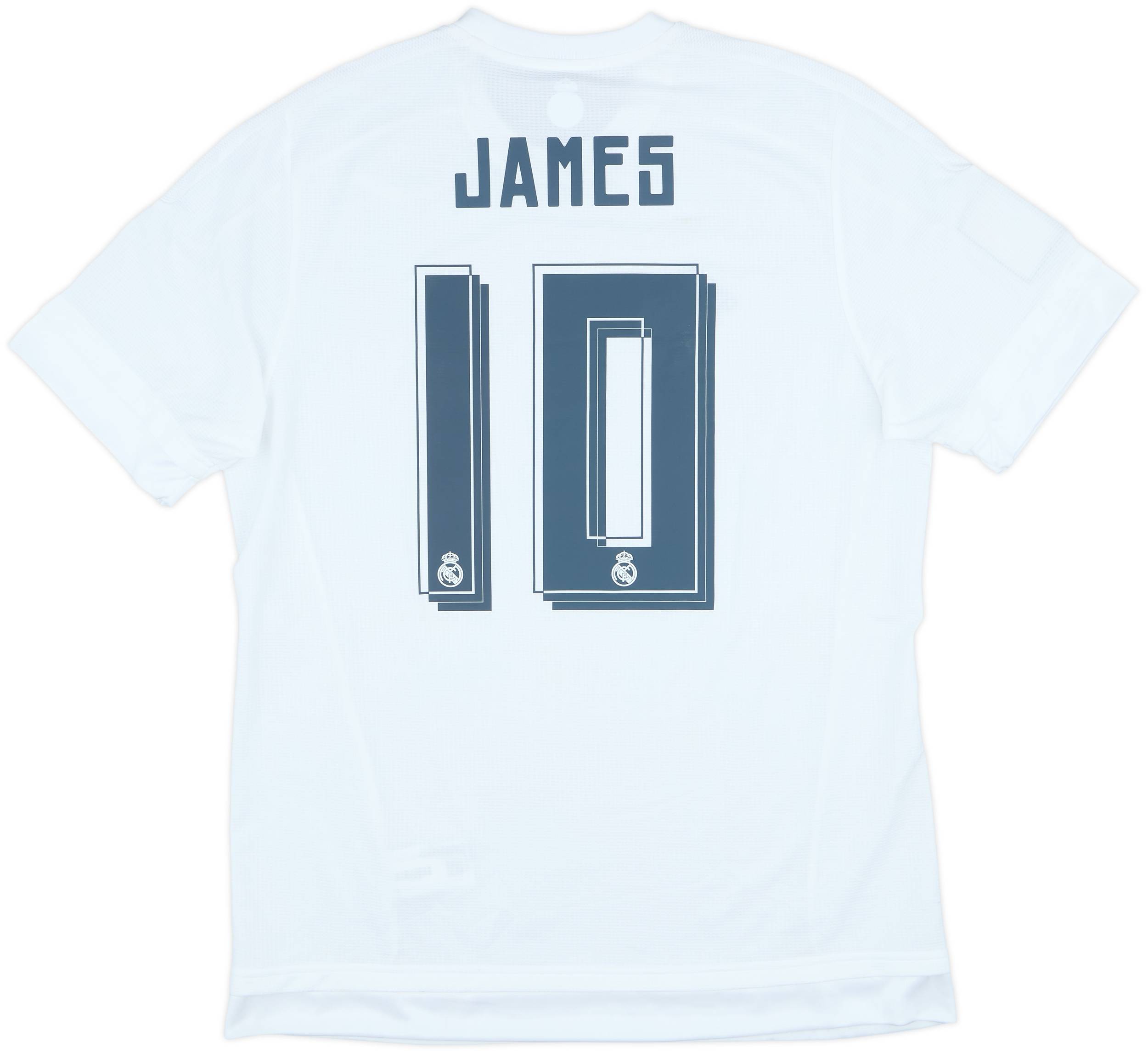 レアル・マドリード JAMES 16番 シャツ Mサイズ 2015-16 Real Madrid Home Shirt James #10 (L)