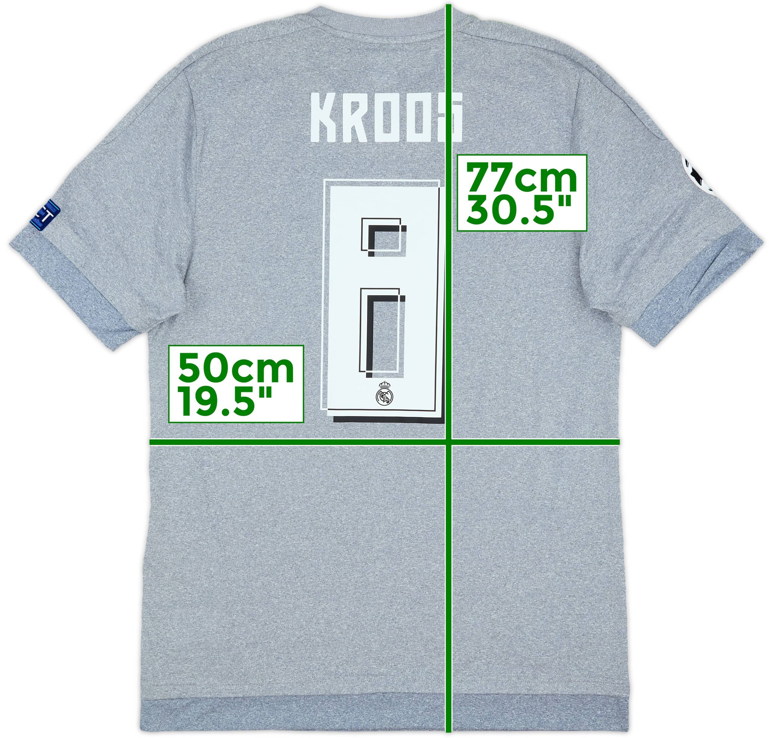 2015-16 Real Madrid Away Shirt Kroos #8 (L)