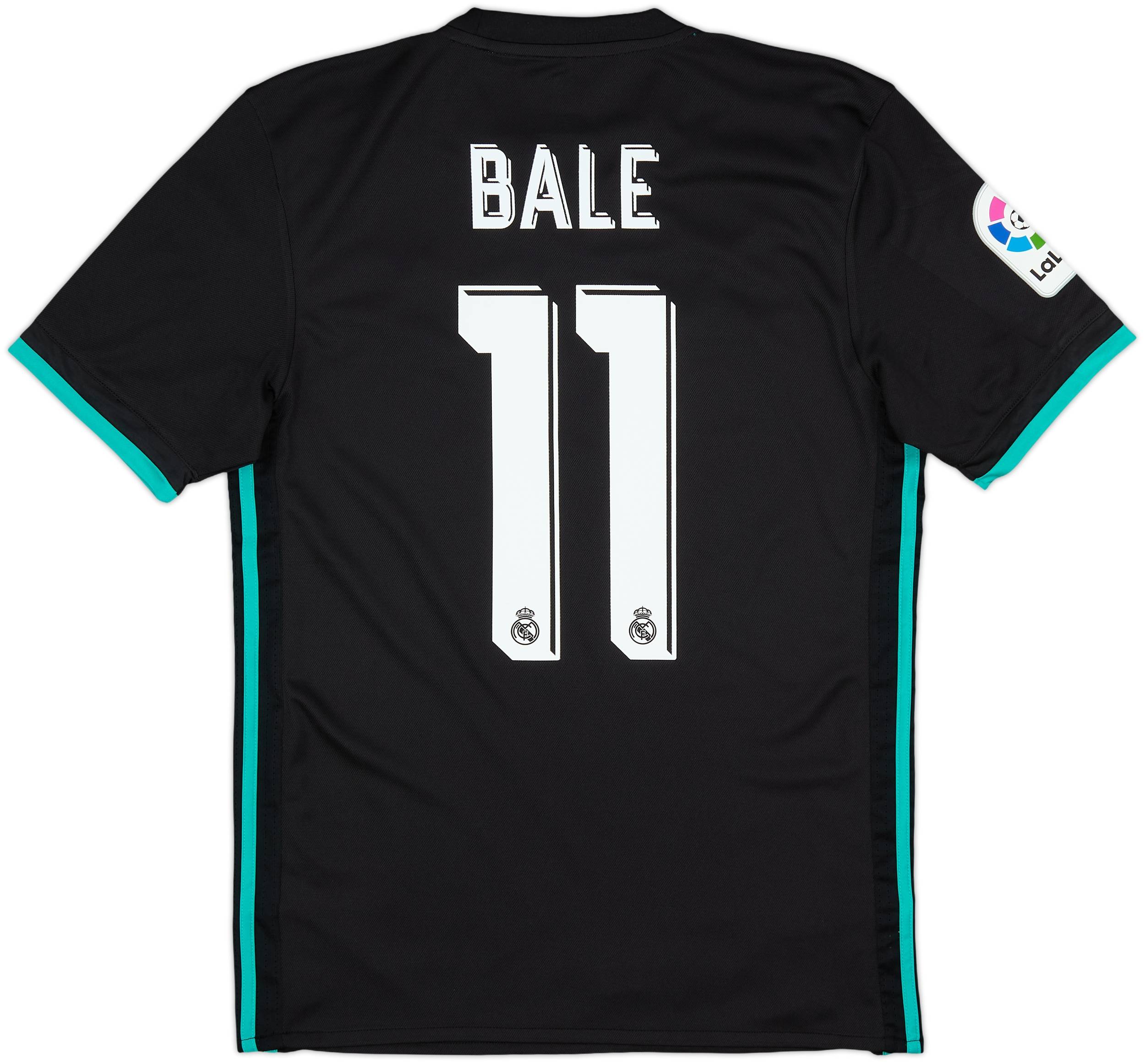 【正規17-18 Real Madrid  L/S BALE #11】 2017-18 Real Madrid Away Shirt Bale #11 (S)