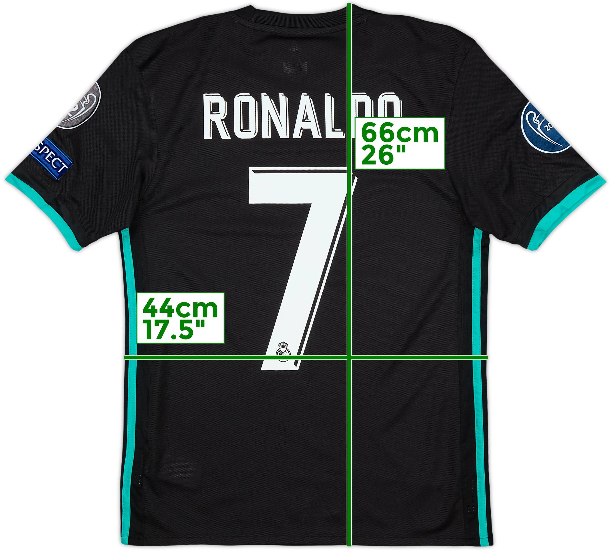 2017-18 Real Madrid Away Shirt Ronaldo #7 (XS)