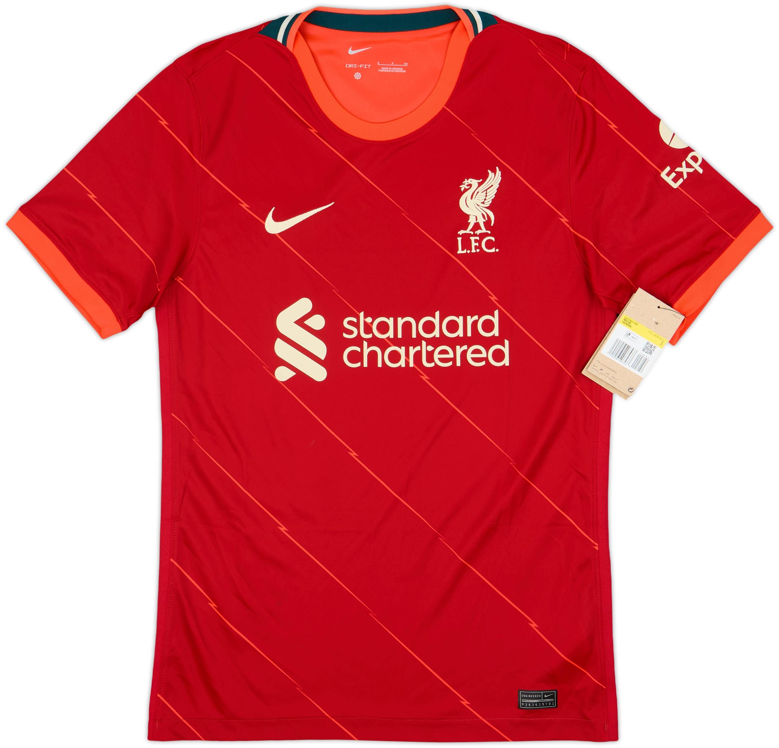 2021-22 Liverpool Home Shirt Virgil #4 (S)