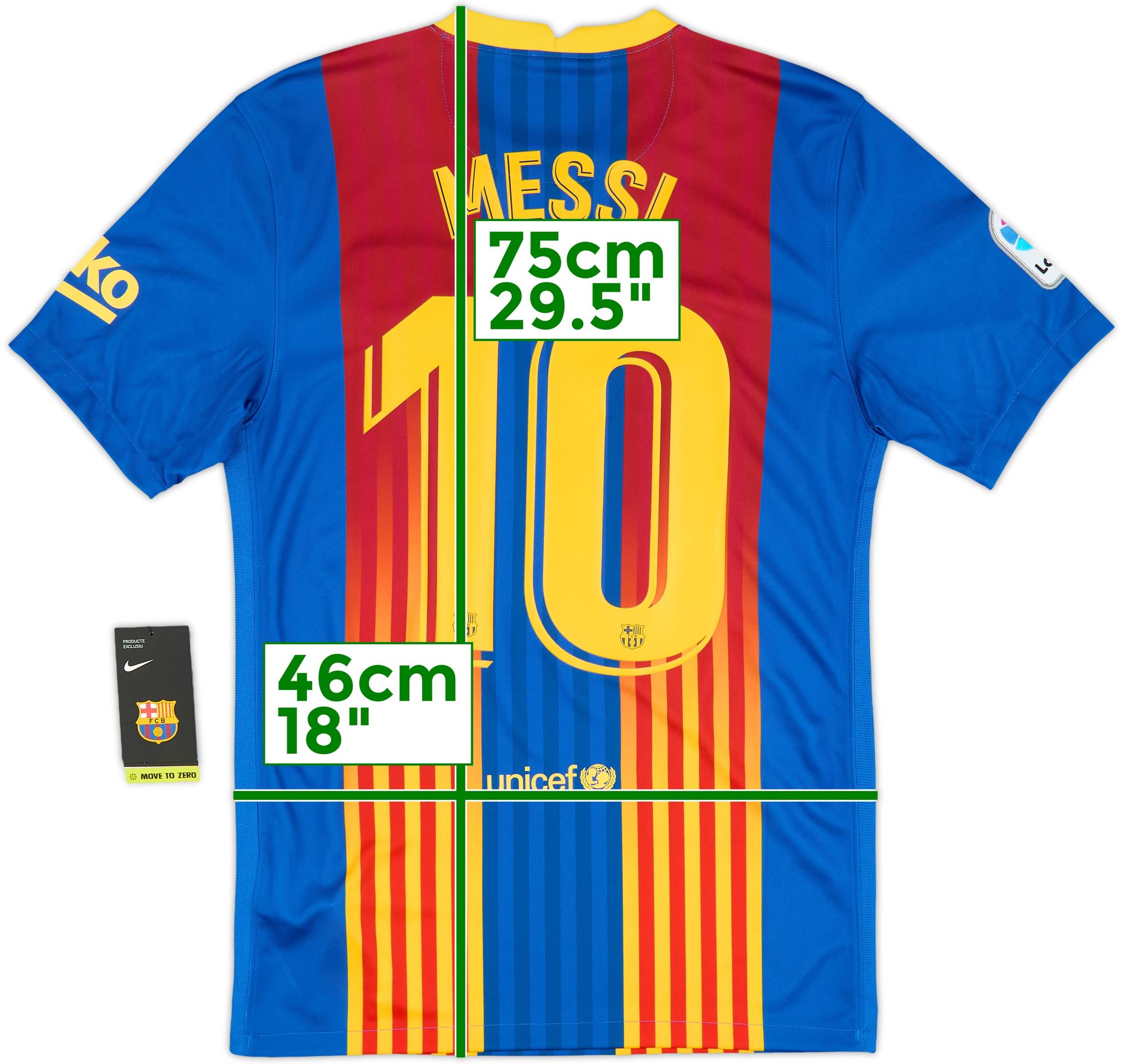 2020-21 Barcelona Special Edition 'El Clasico' Fourth Shirt Messi