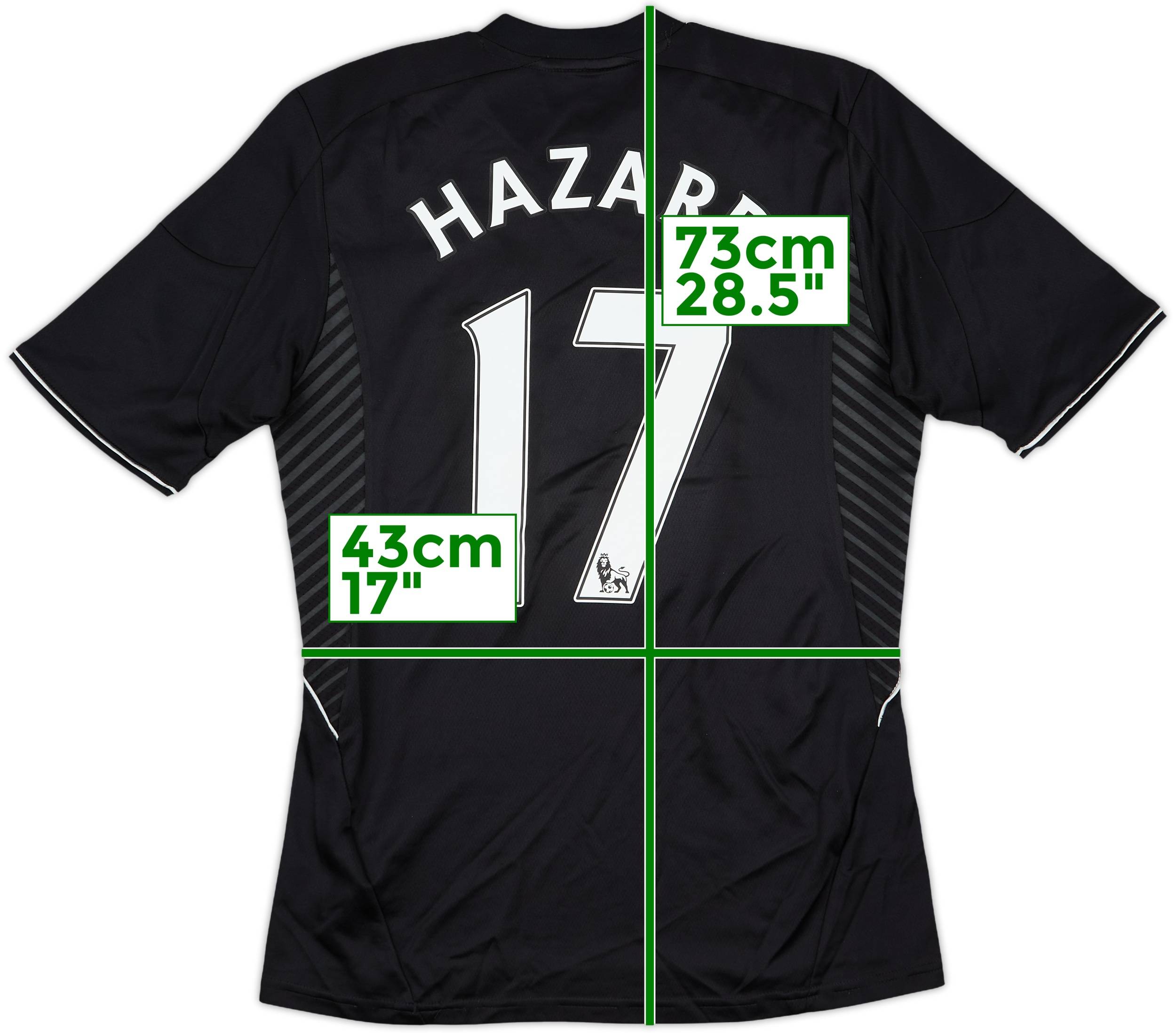 Chelsea FC HAZARD 17 ホームシャツ Chelsea FC 2012-13 Home Long Sleeve Soccer Jersey HAZARD #17