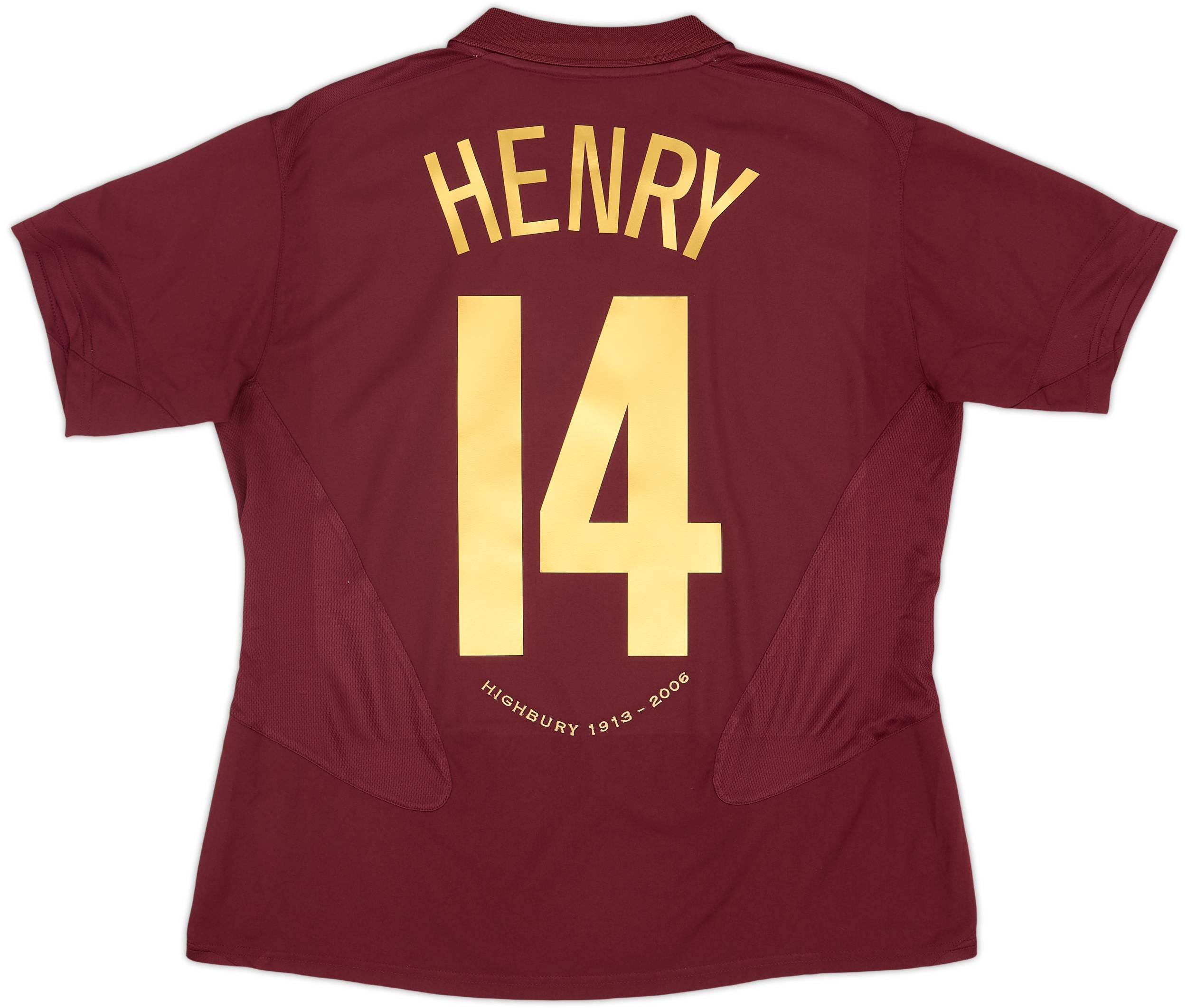 2005-06 Arsenal Home Shirt Henry #14 - 8/10 - (Women's XL)