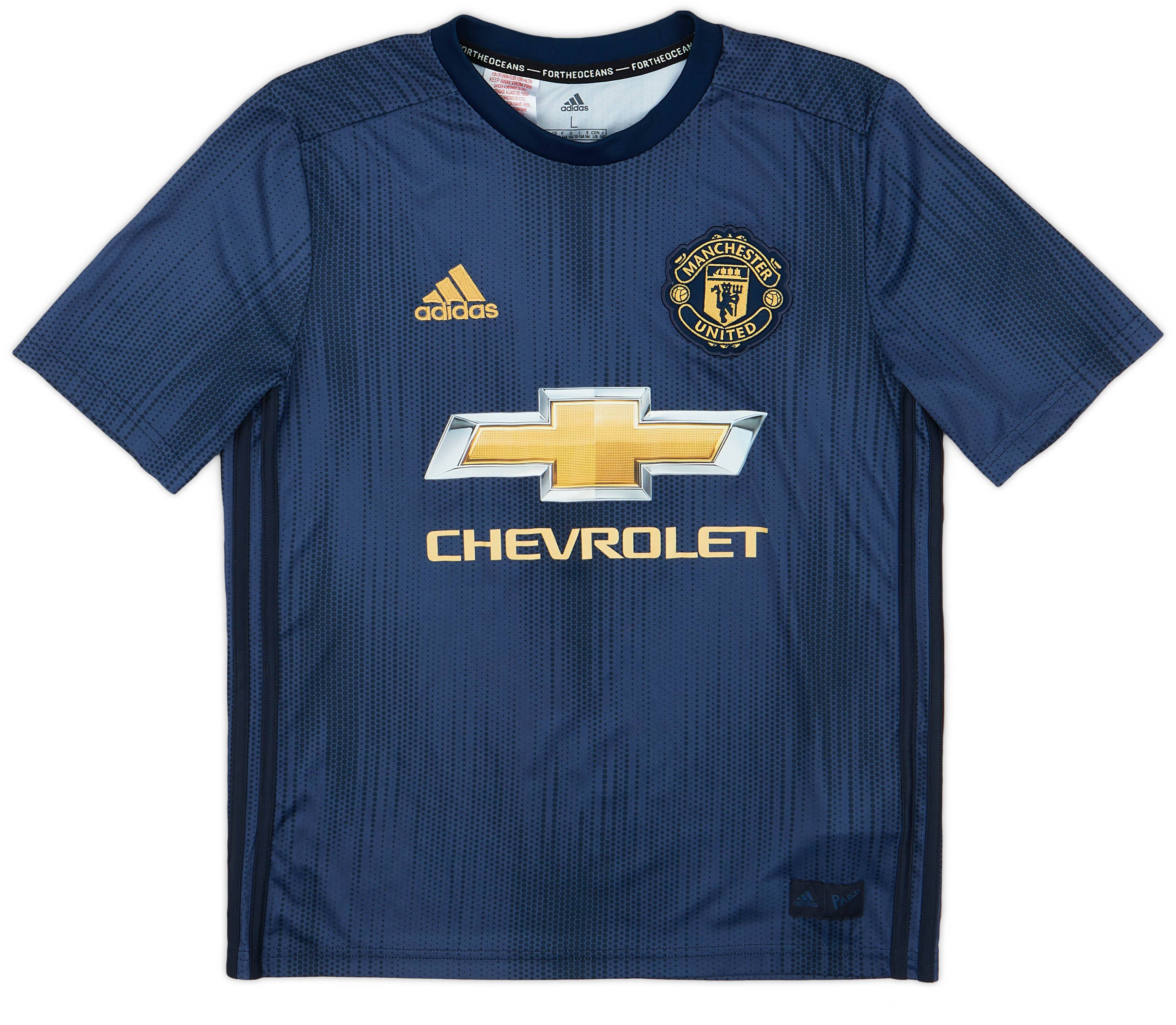 2018-19 Manchester United Third Shirt - 10/10 - (L.Boys)