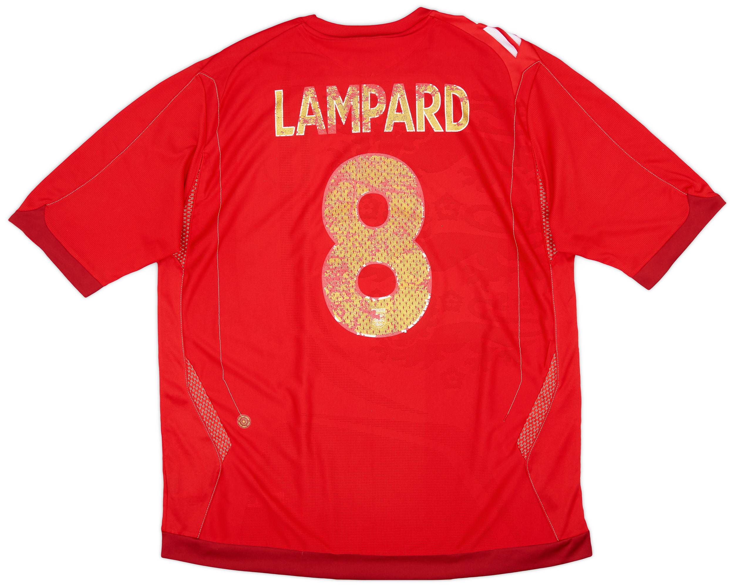 2006-08 England Away Shirt Lampard #8 - 3/10 - (XL)
