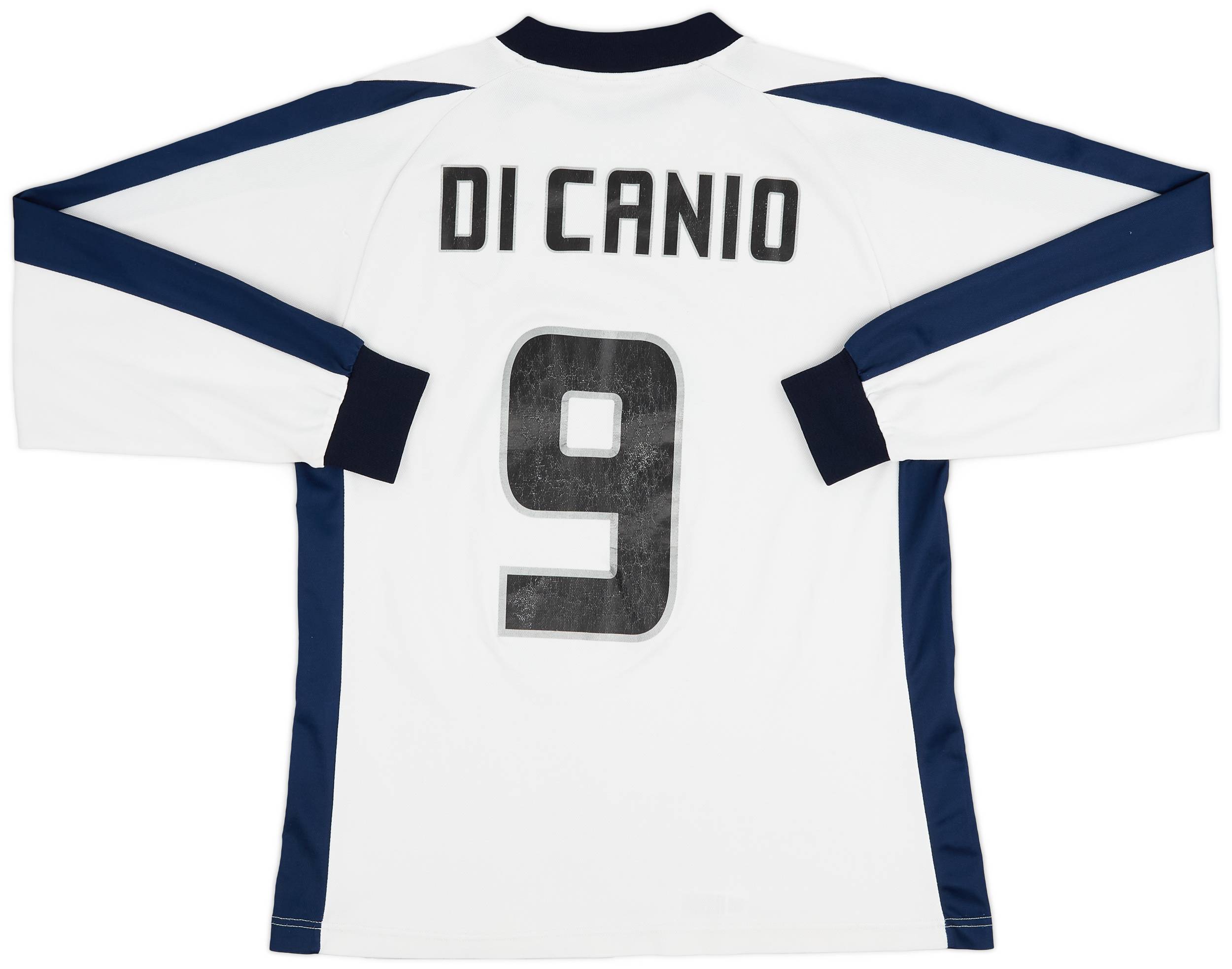 2003-04 Lazio Away L/S Shirt Di Canio #9 - 7/10 - (L)