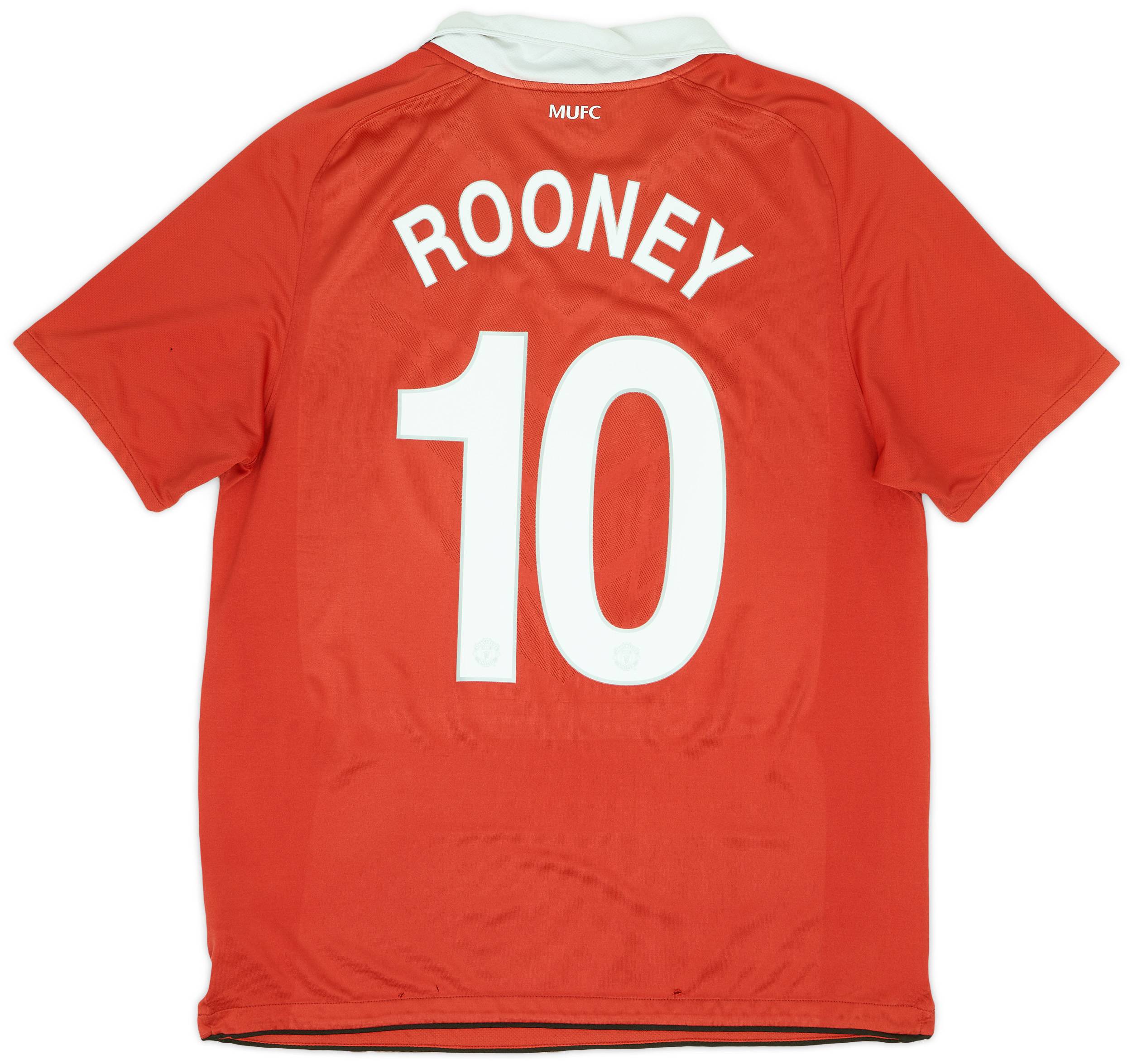 2010-11 Manchester United Home Shirt Rooney #10 - 5/10 - (L)