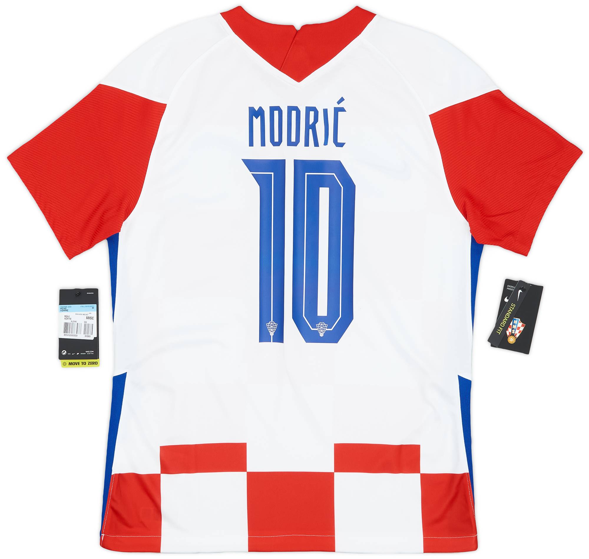 2020-21 Croatia Home Shirt Modrić #10 (M)