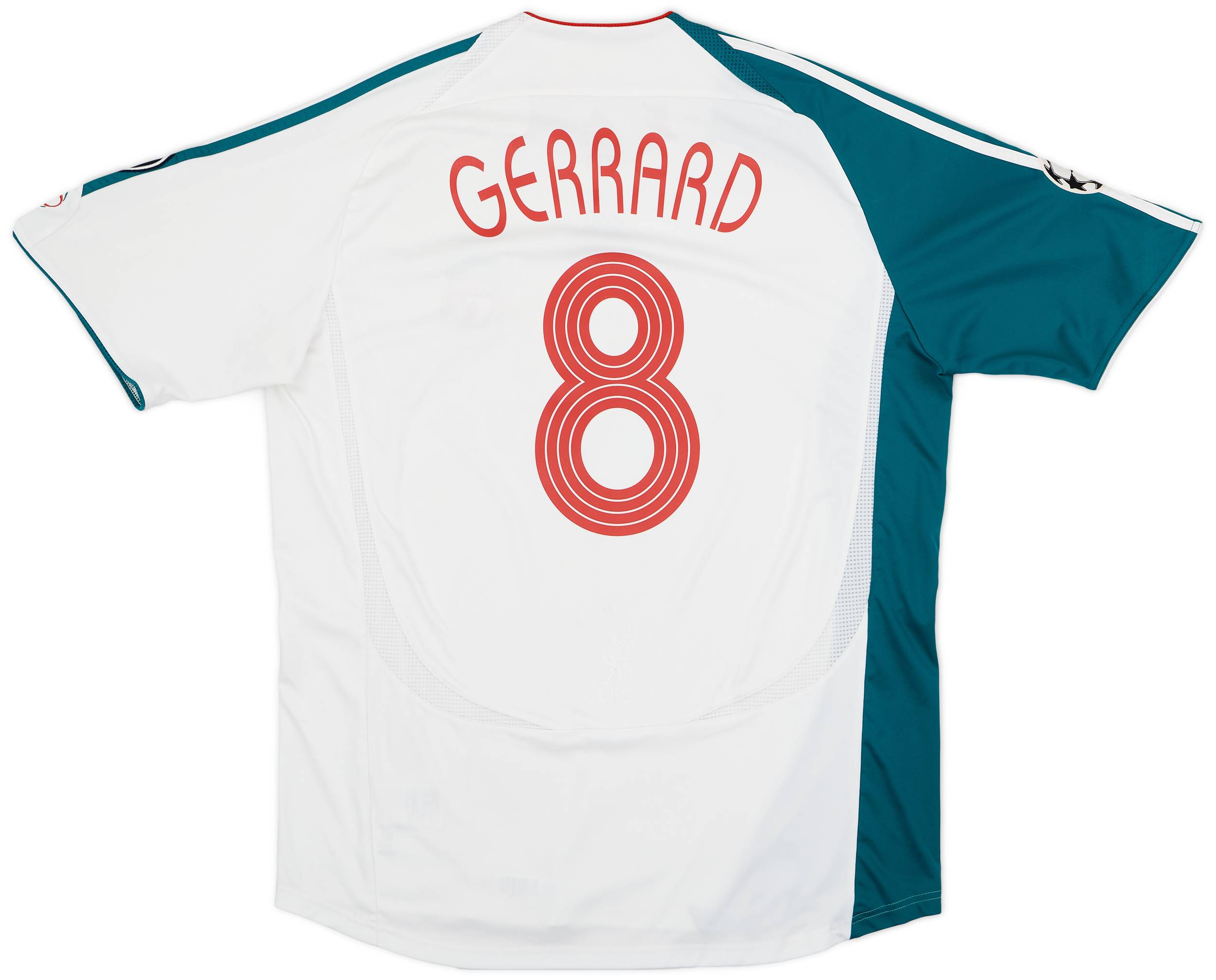 2006-07 Liverpool Third Shirt Gerrard #8 - 6/10 - (XL)
