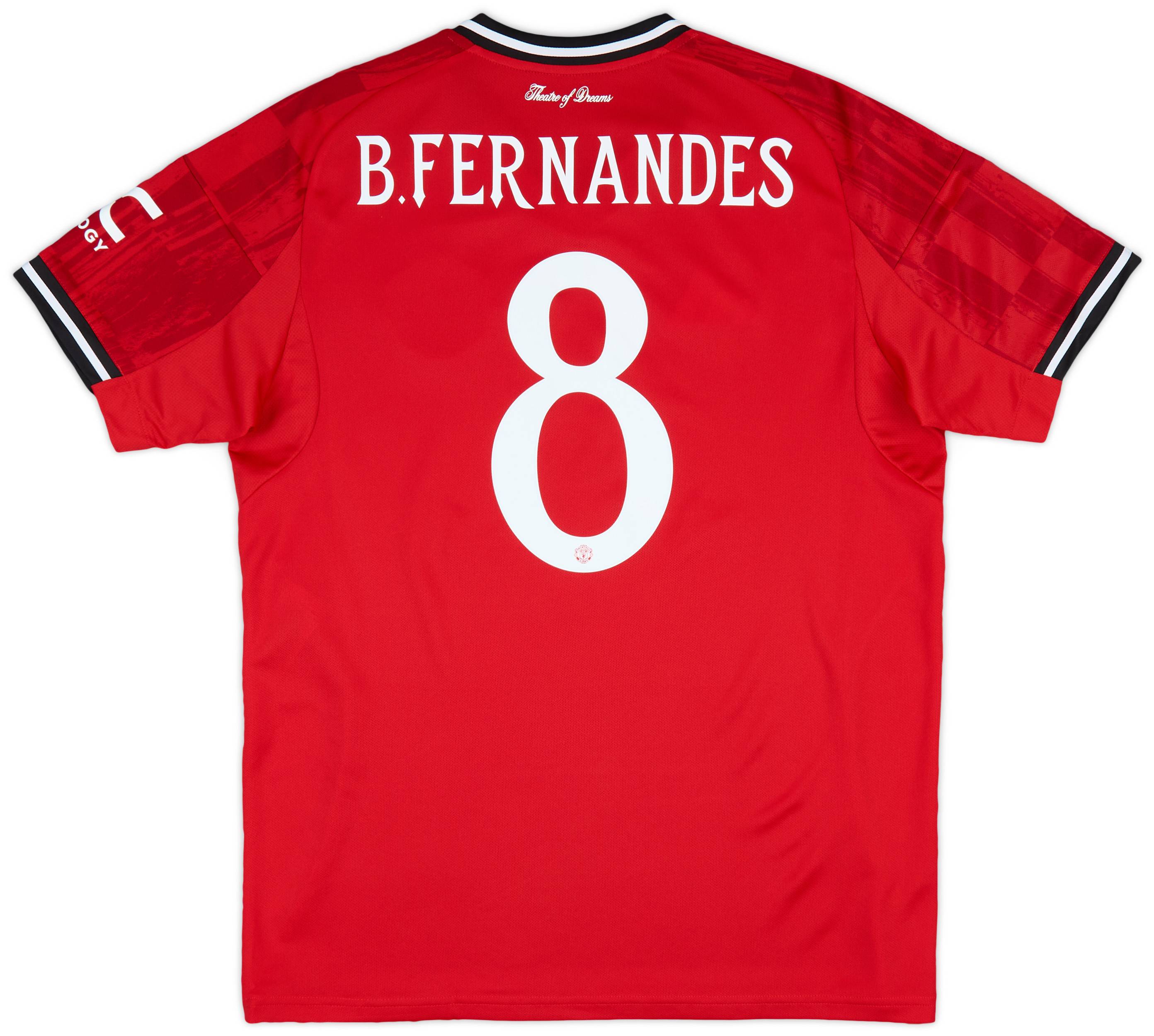 ウェア Manchester United B. Fernandes adidas Manchester United Bruno Fernandes Home Jersey w/ EPL