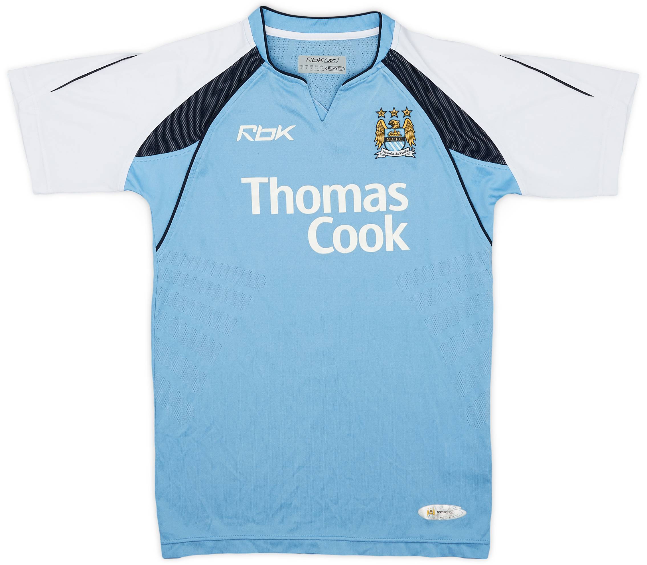2006-07 Manchester City Home Shirt - 8/10 - (XS)
