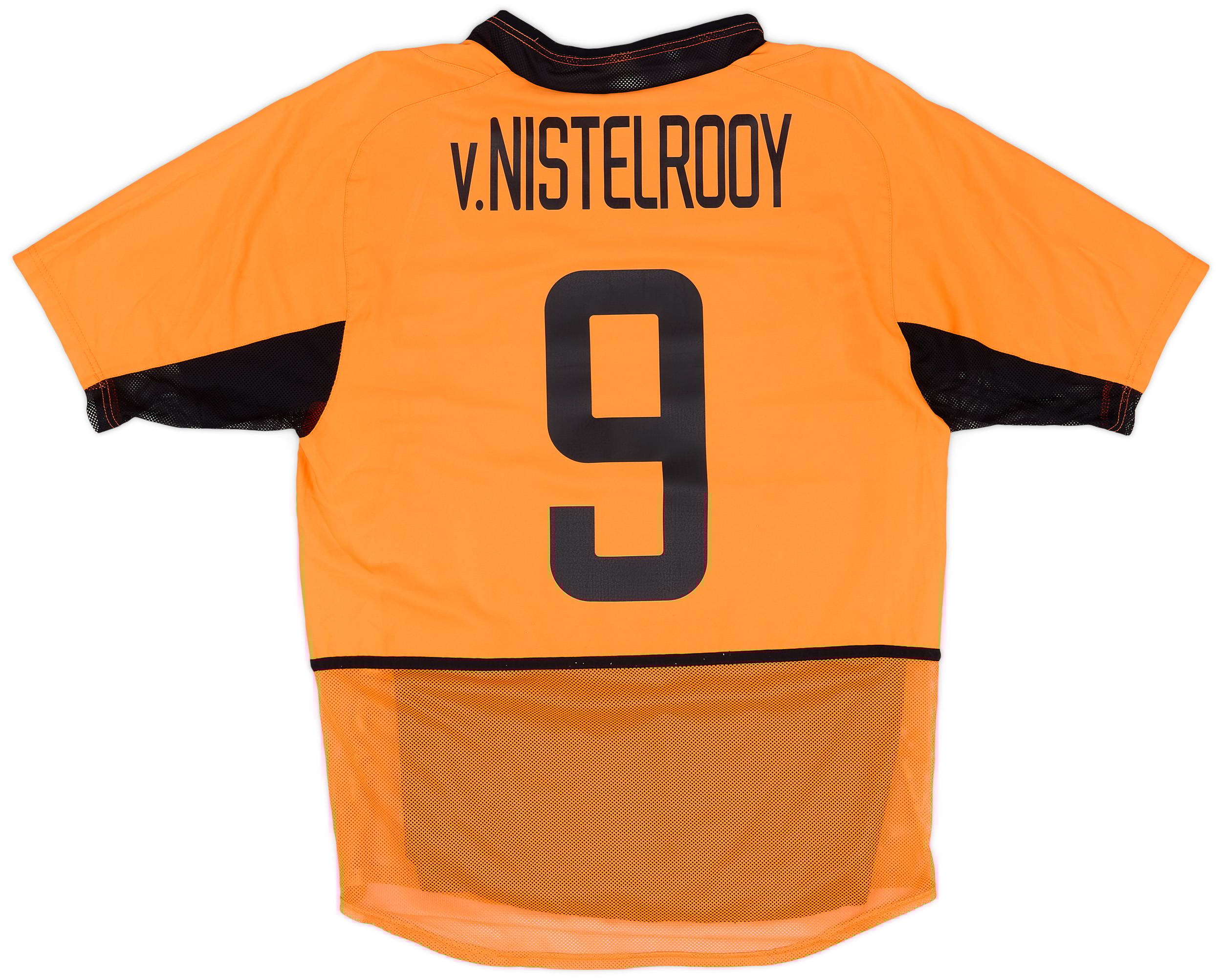 2002-04 Netherlands Authentic Home Shirt V.Nistelrooy #9 - 8/10 - (M)