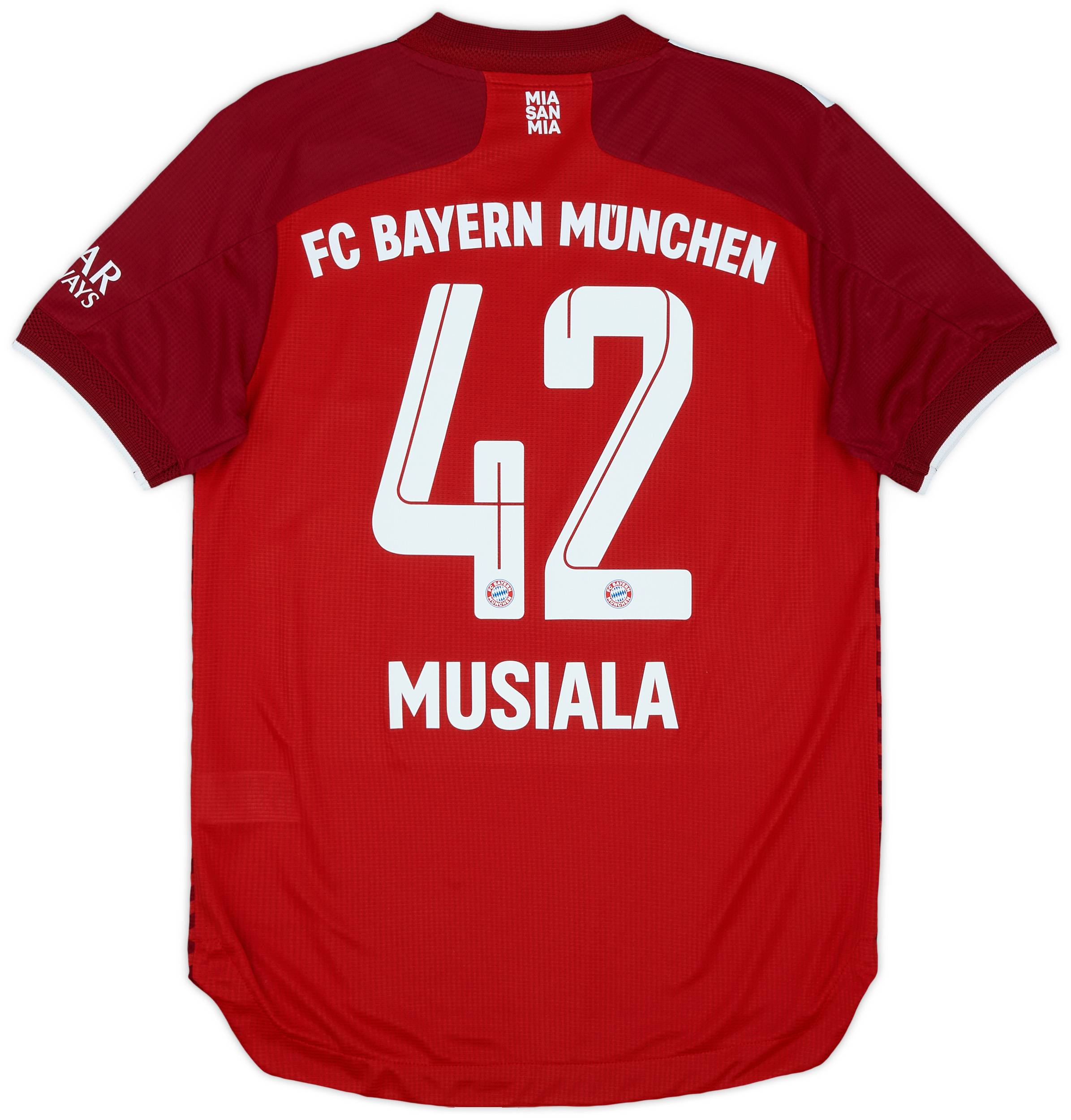 2021-22 Bayern Munich Authentic Home Shirt Musiala #42 - 9