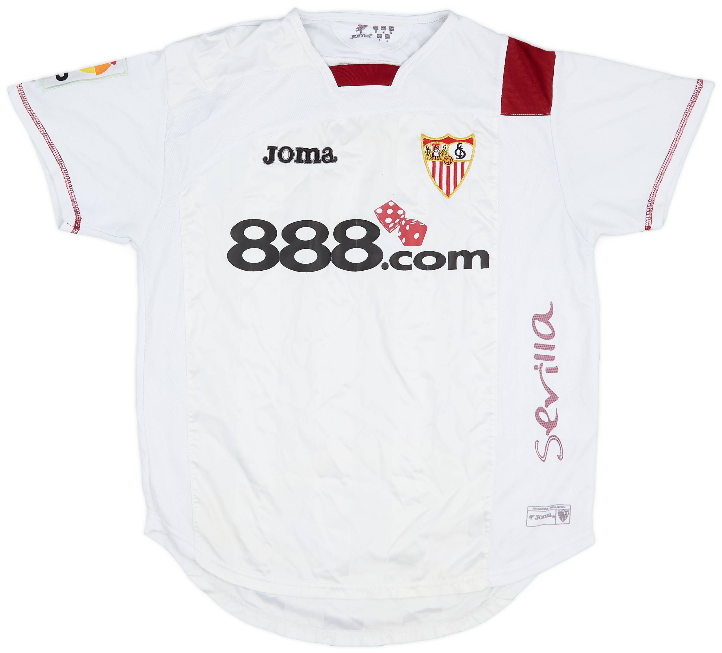 2007-08 Sevilla Home Shirt - 5/10 - (M)