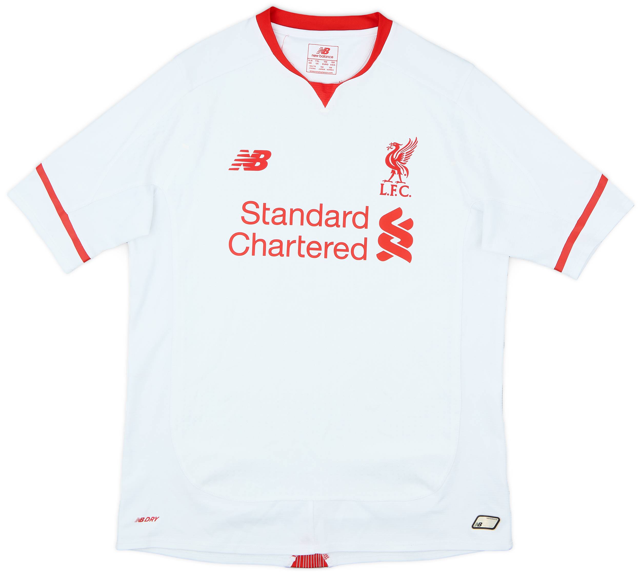 2015-16 Liverpool Away Shirt - 8/10 - (XL.Boys)