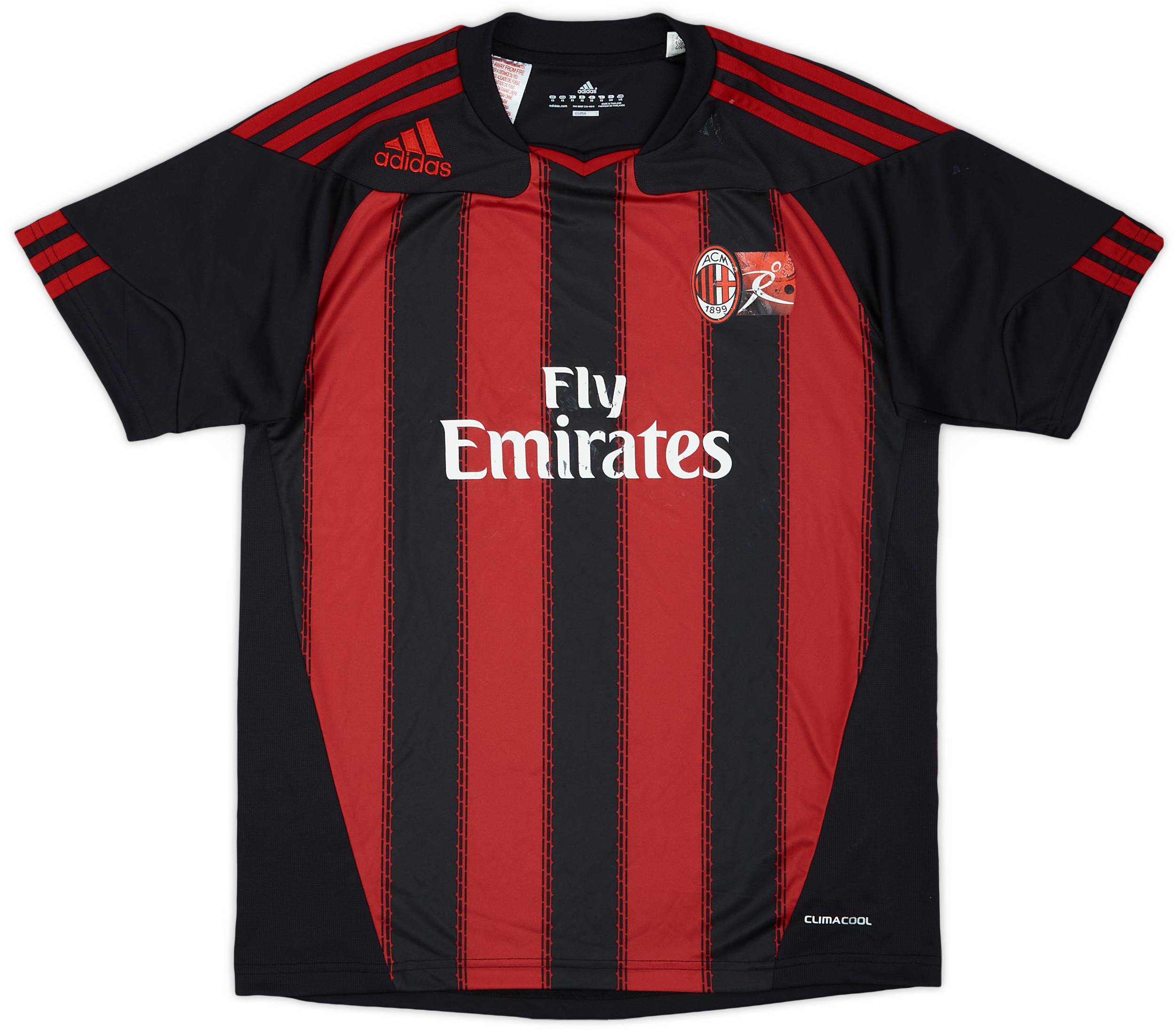 2011-12 AC Milan adidas Youth Camp Training Shirt - 6/10 - (XS)