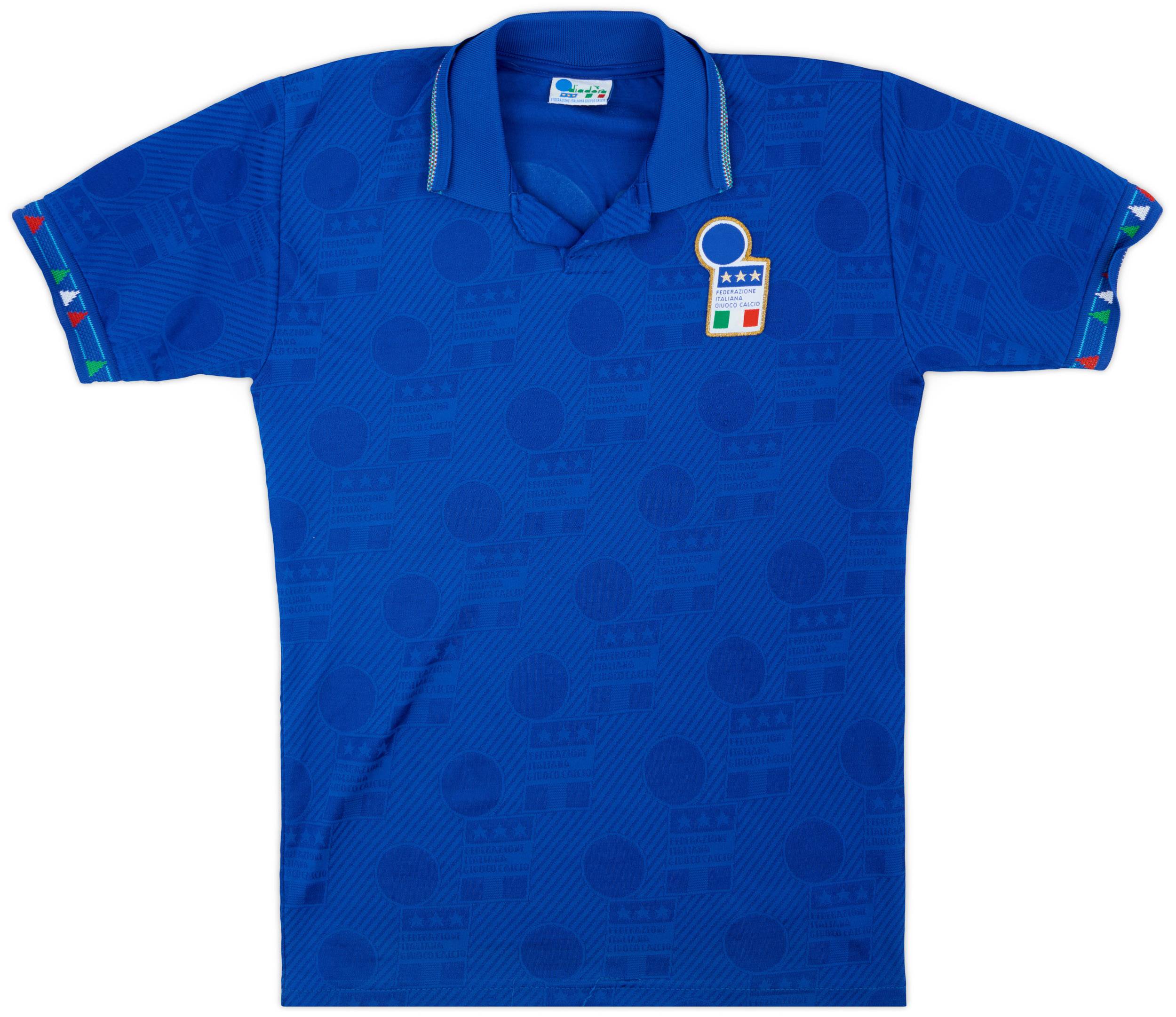 1994 Italy Home Shirt - 6/10 - (XL.Boys)