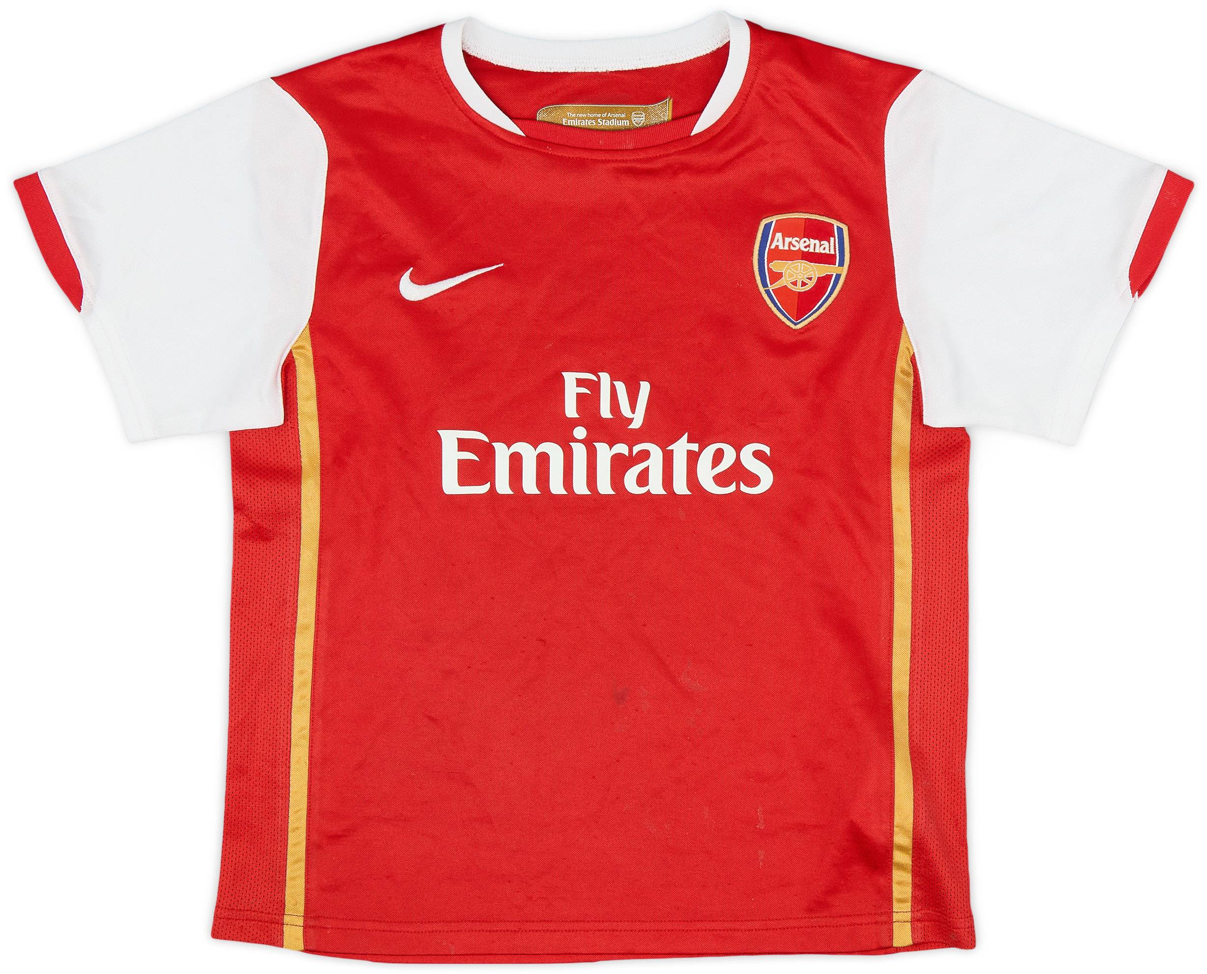 2006-08 Arsenal Home Shirt - 4/10 - (6-7 Years)