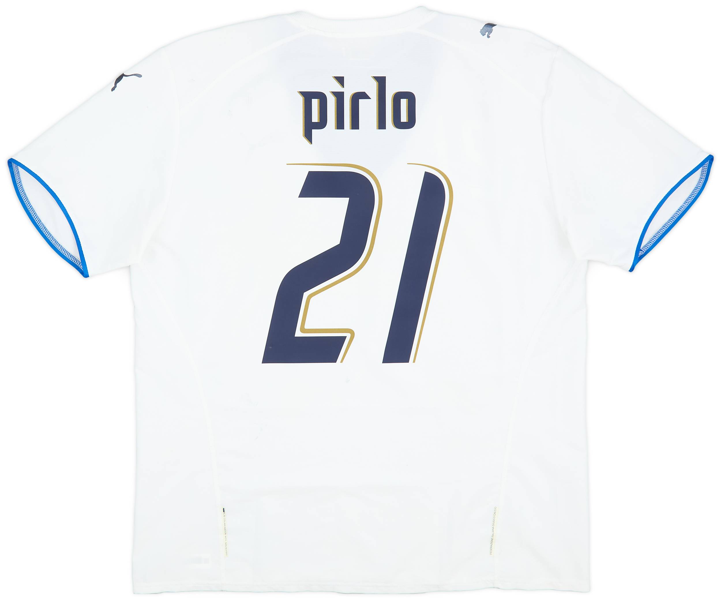 2006 Italy Away Shirt Pirlo #21 - 6/10 - (XL)