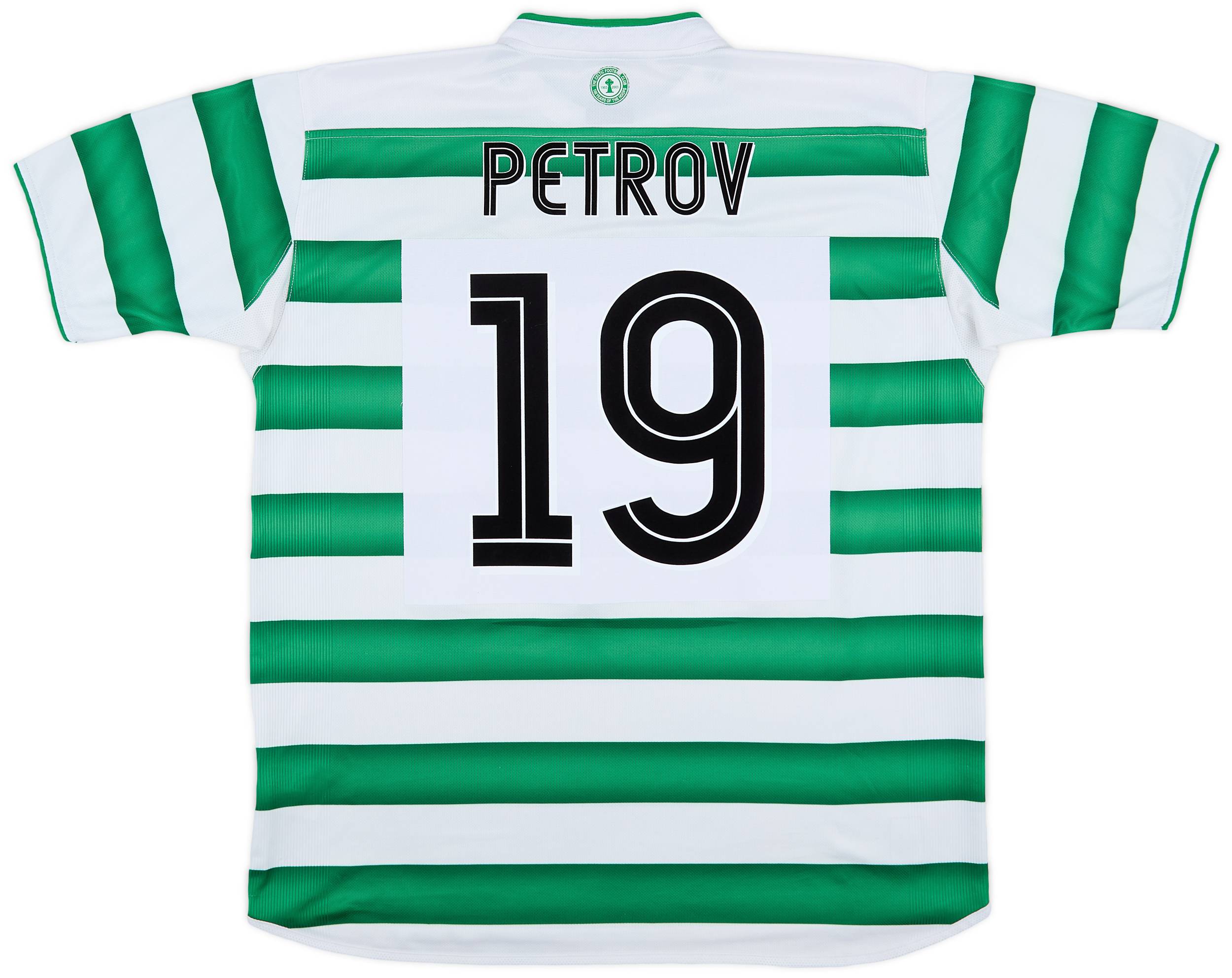 2003-04 Celtic Home Shirt Petrov #19 - 8/10 - (L)
