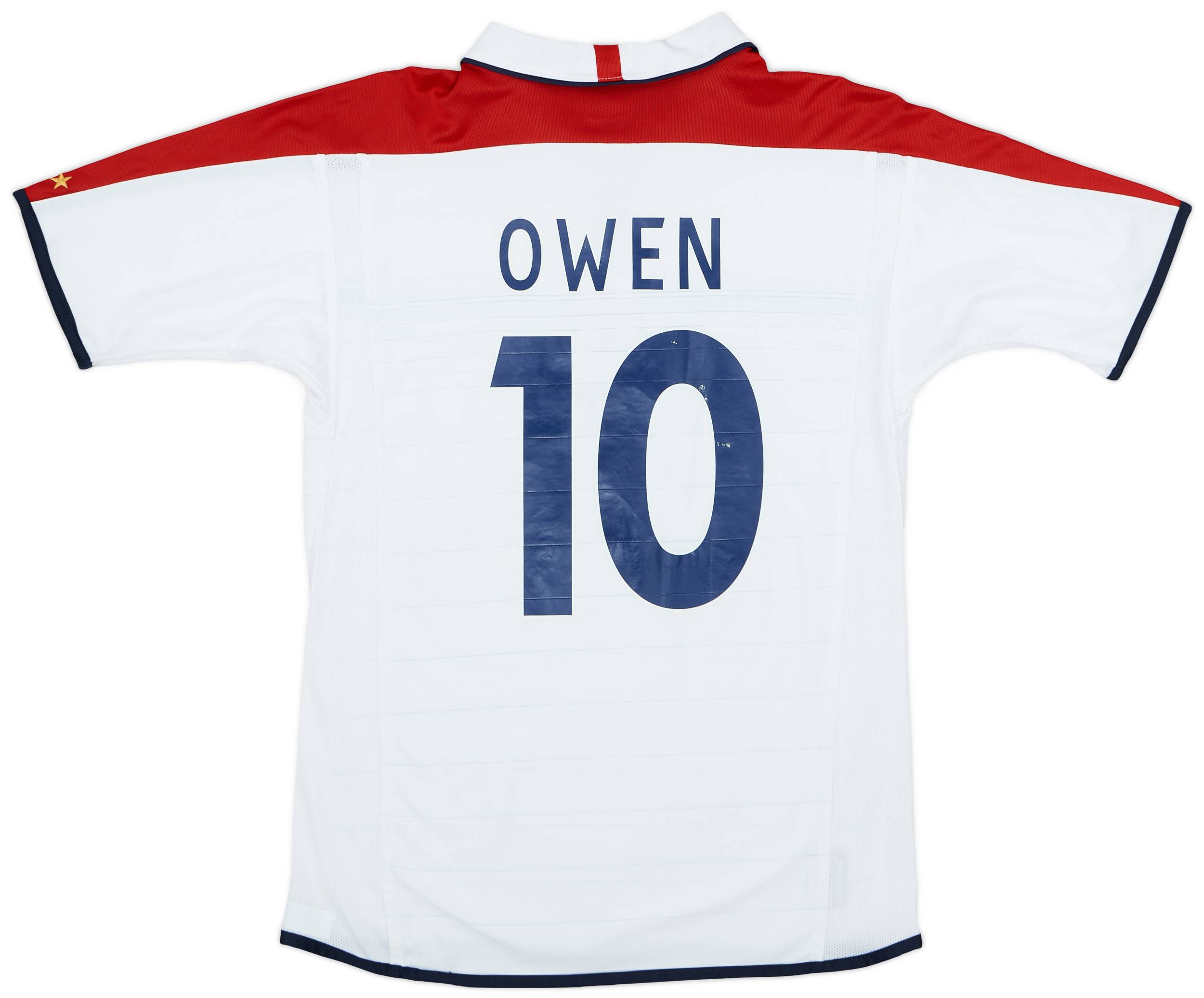 2003-05 England Home Shirt Owen #10 - 7/10 - (S)