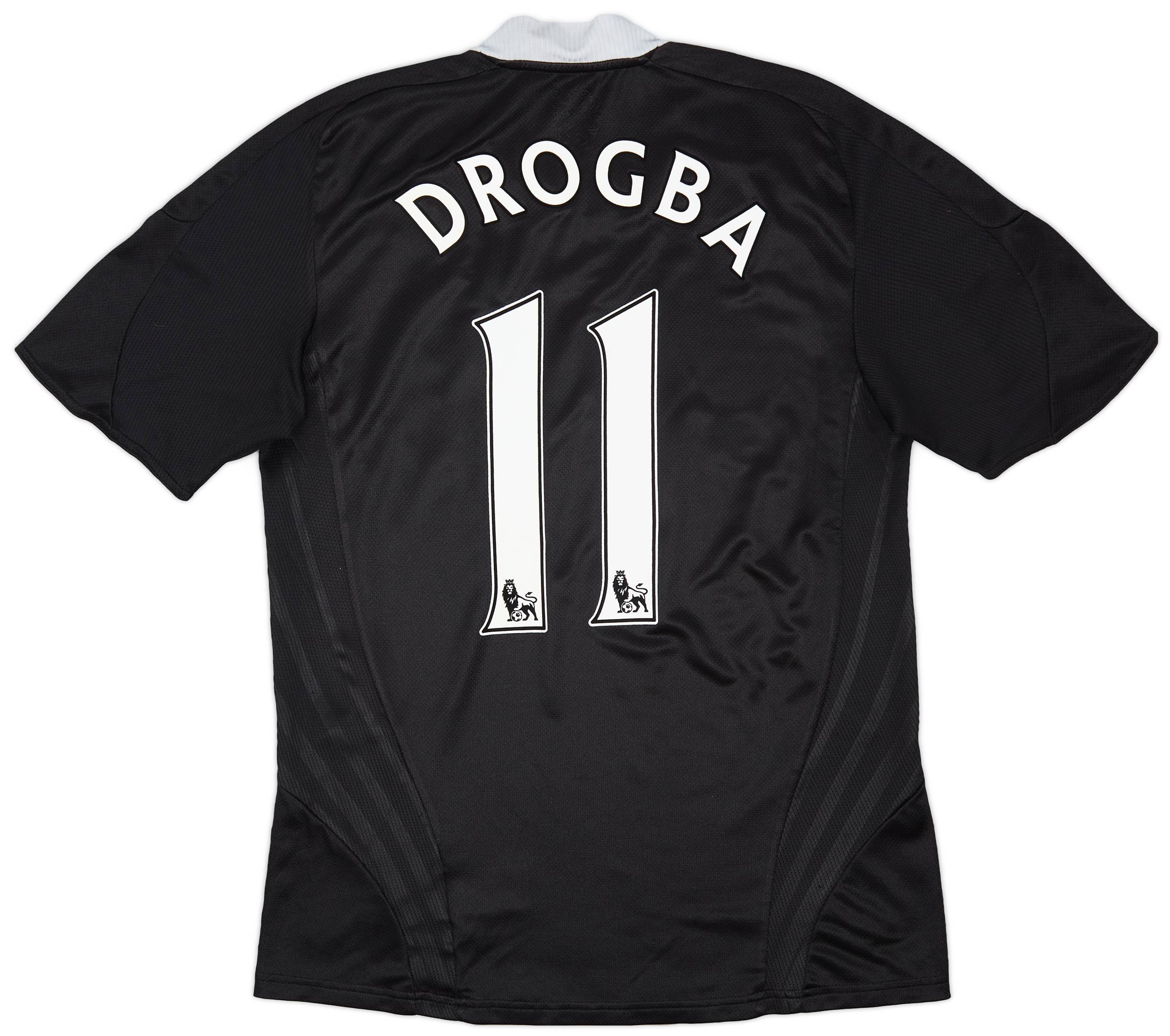 09/10 adidas × CHELSEA Away Game Shirts 2008-09 Chelsea Away Shirt Drogba #11 - 9/10 - (M)