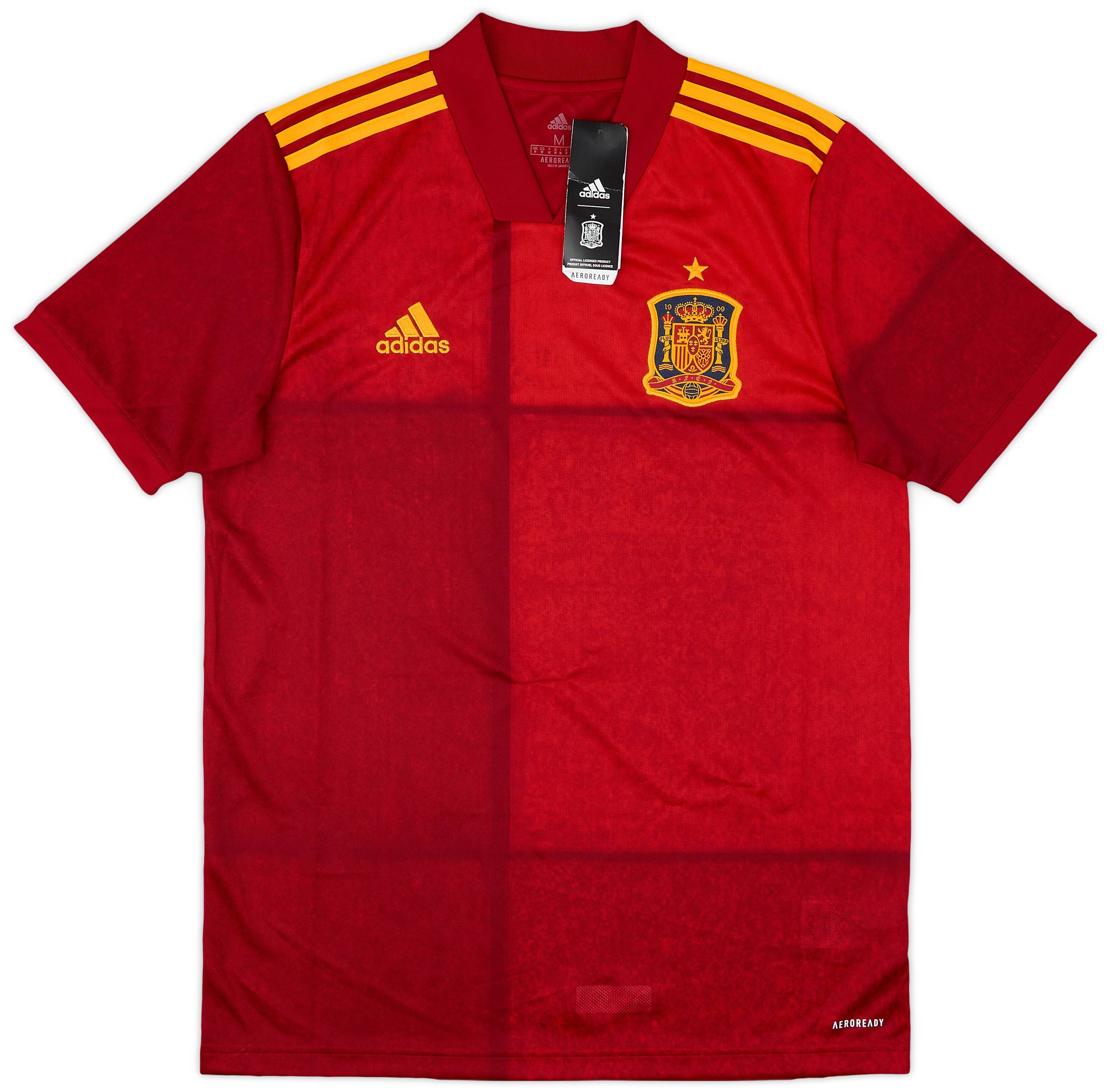 2020-21 Spain Home Shirt (M)